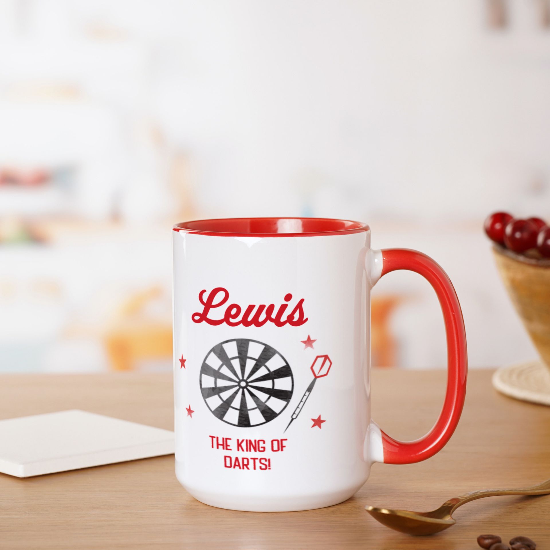 Personalised King of Darts Mug