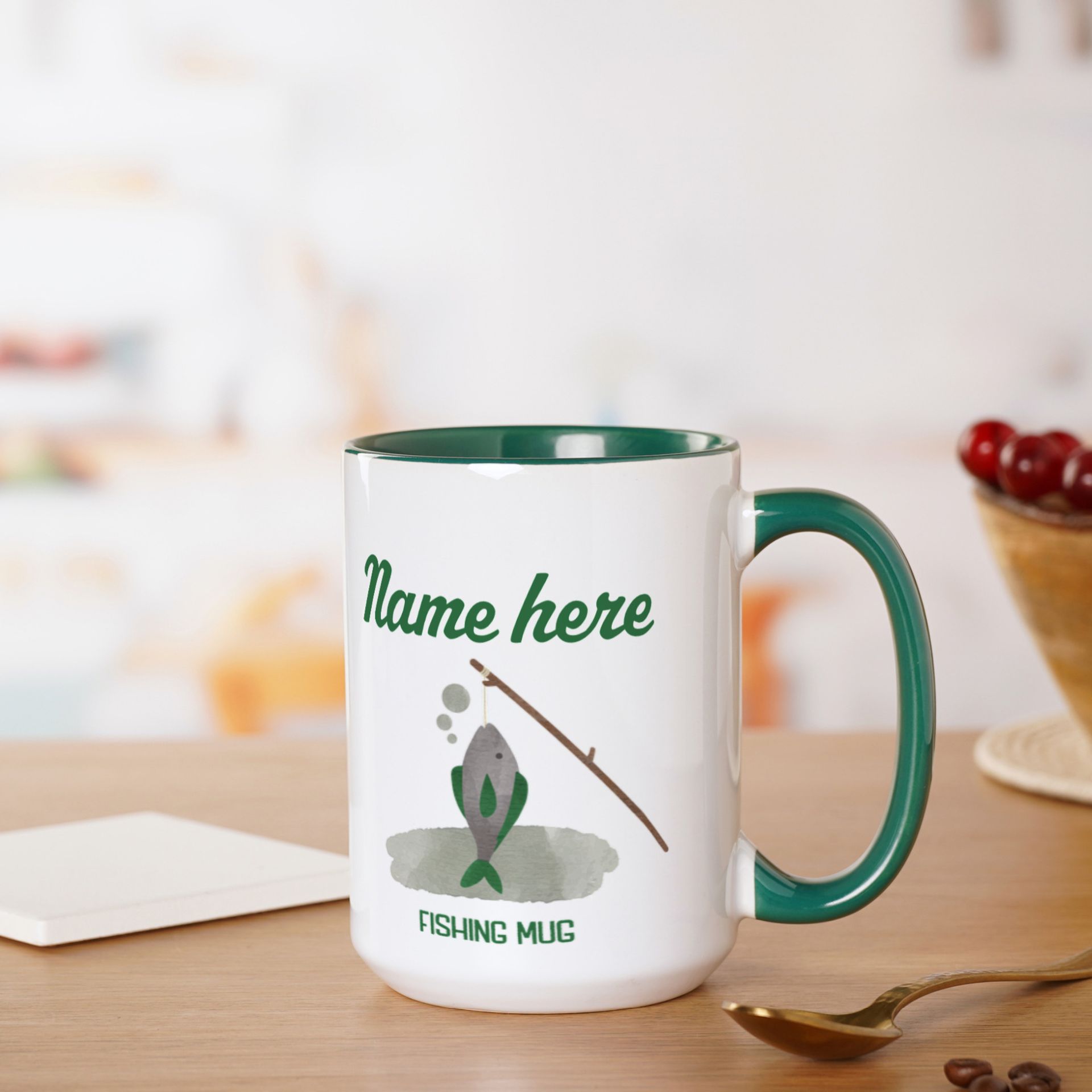 Personalised "Your Own" Fishing Mug