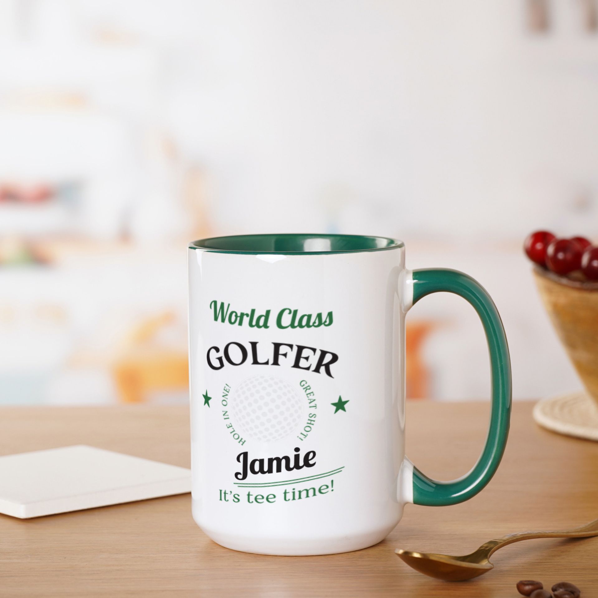 Personalised World Class Golfer Mug