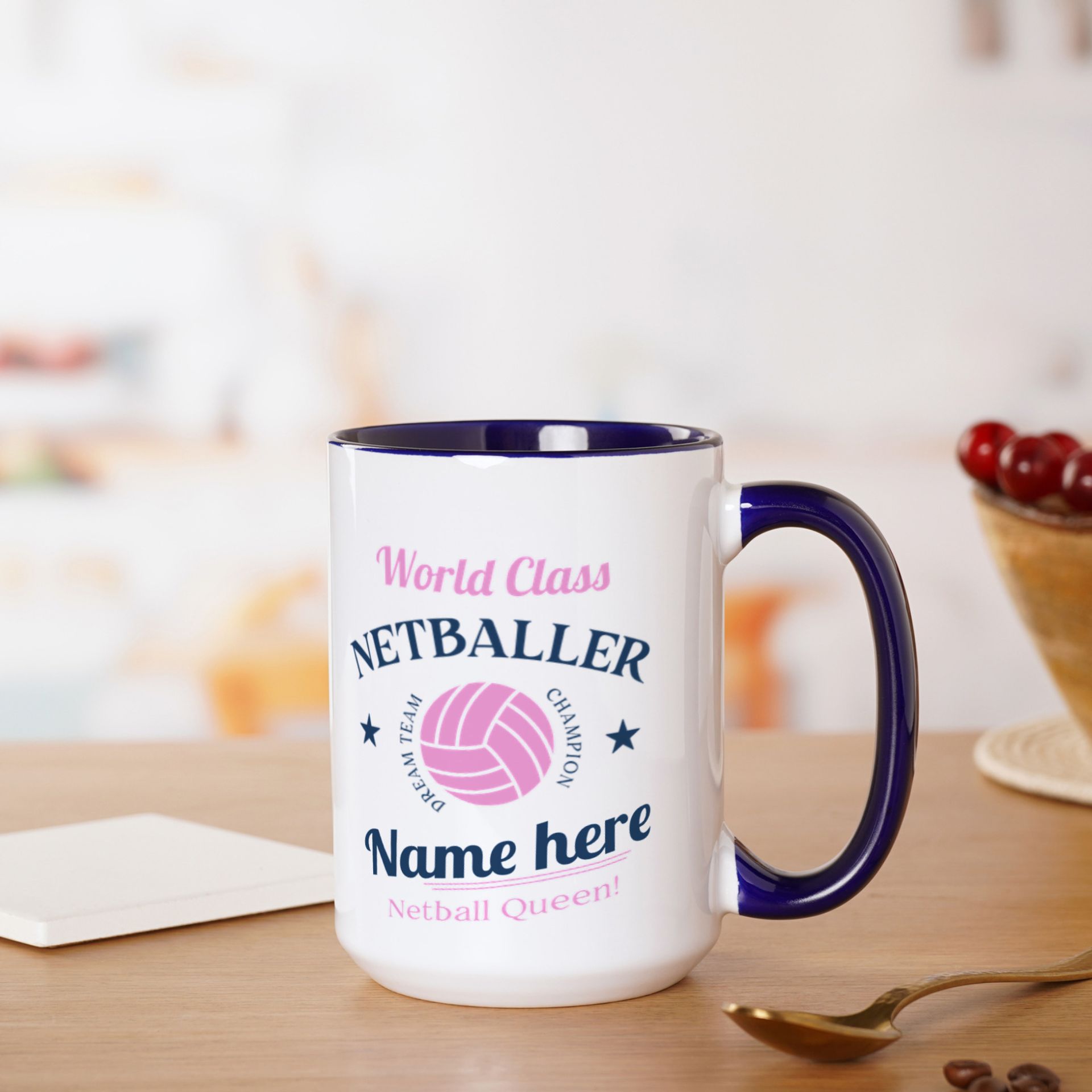 Personalised World Class Netballer Mug