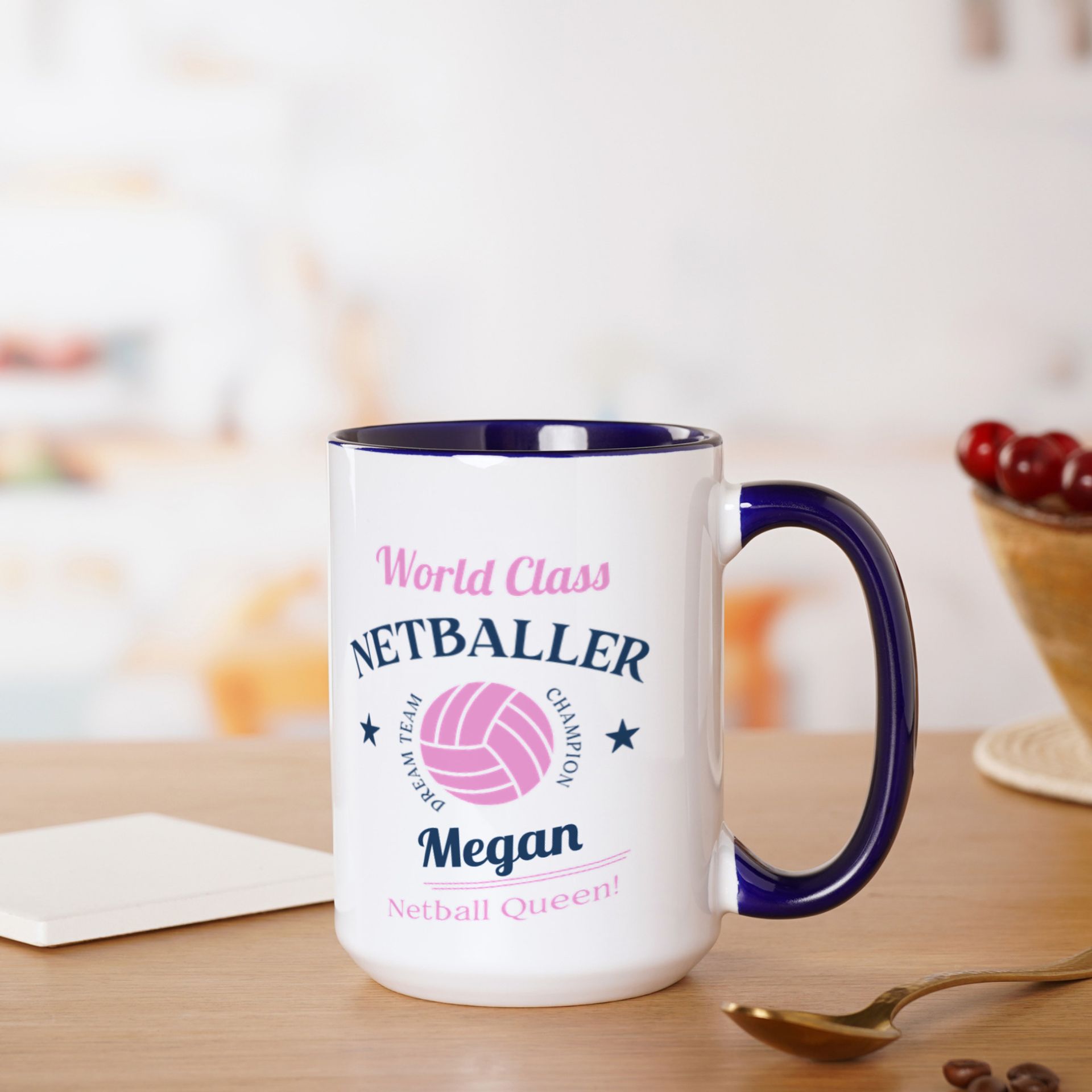 Personalised World Class Netballer Mug