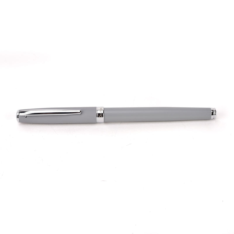 Stratton Ballpoint Pen - Grey & Silver