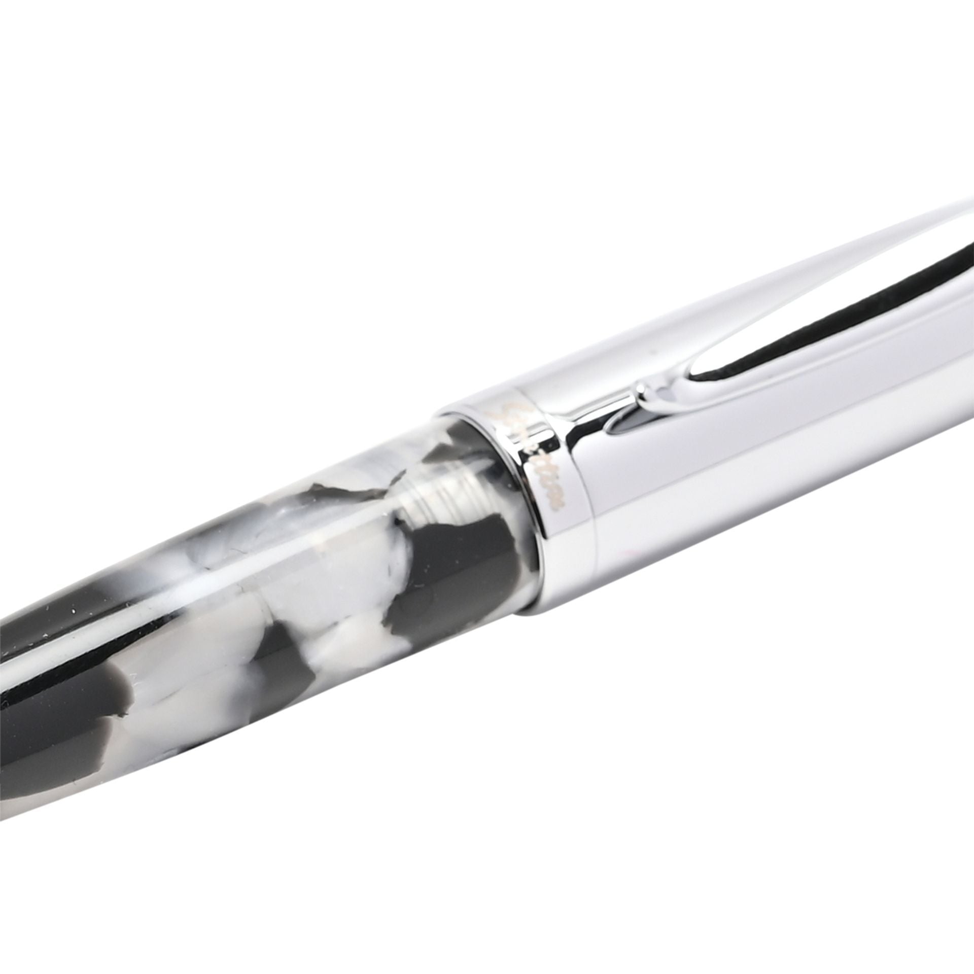 Stratton Ballpoint Pen - Black & White