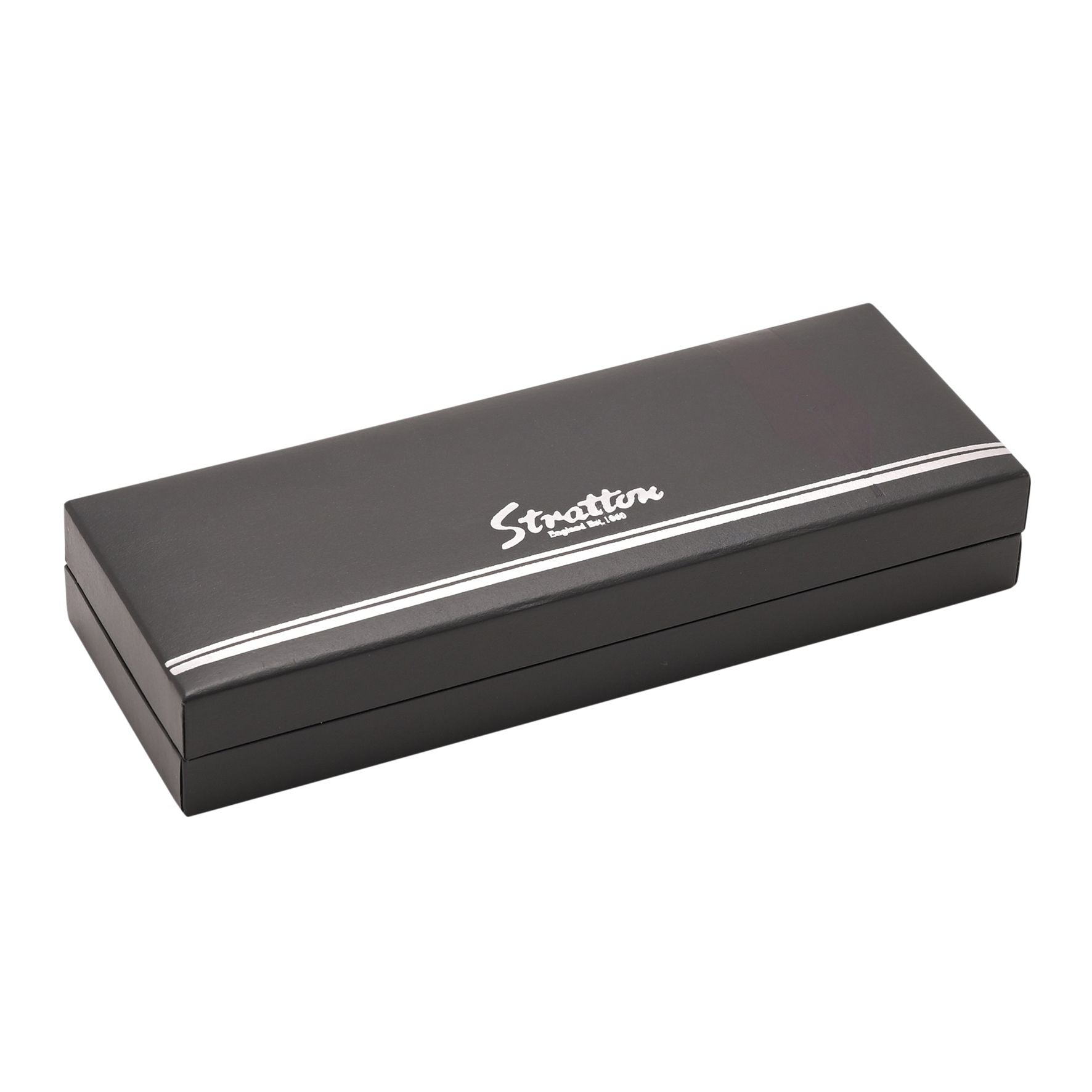Stratton Ballpoint Pen & Rollerball Pen Set - Black