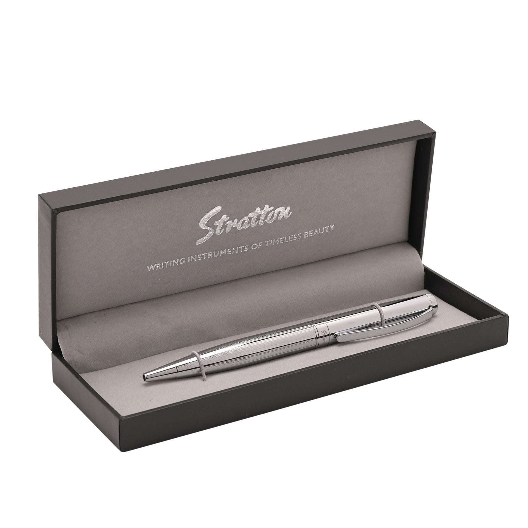 Stratton Ballpoint Pen - Silver