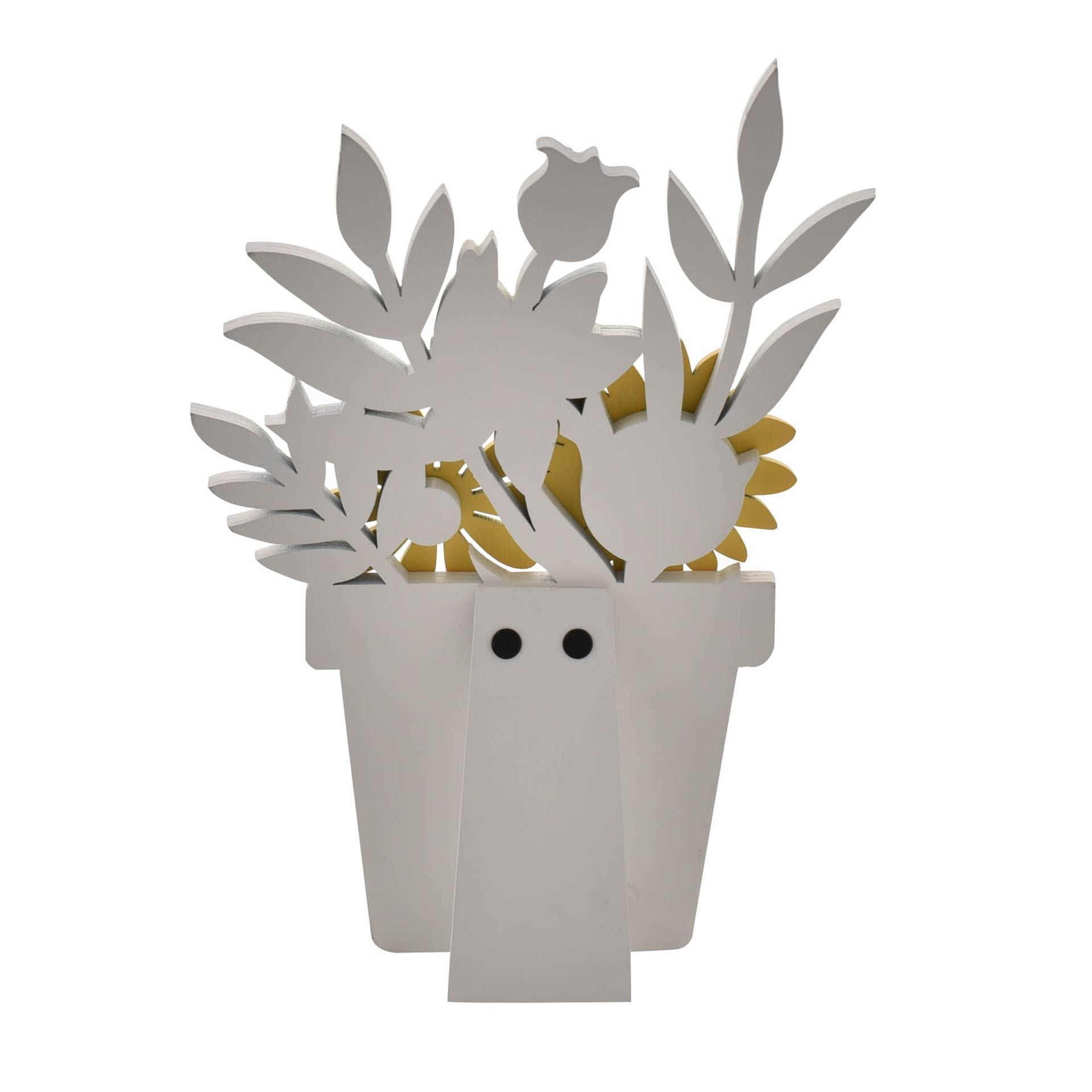 The Cottage Garden Flower Pot Plaque "Friend"