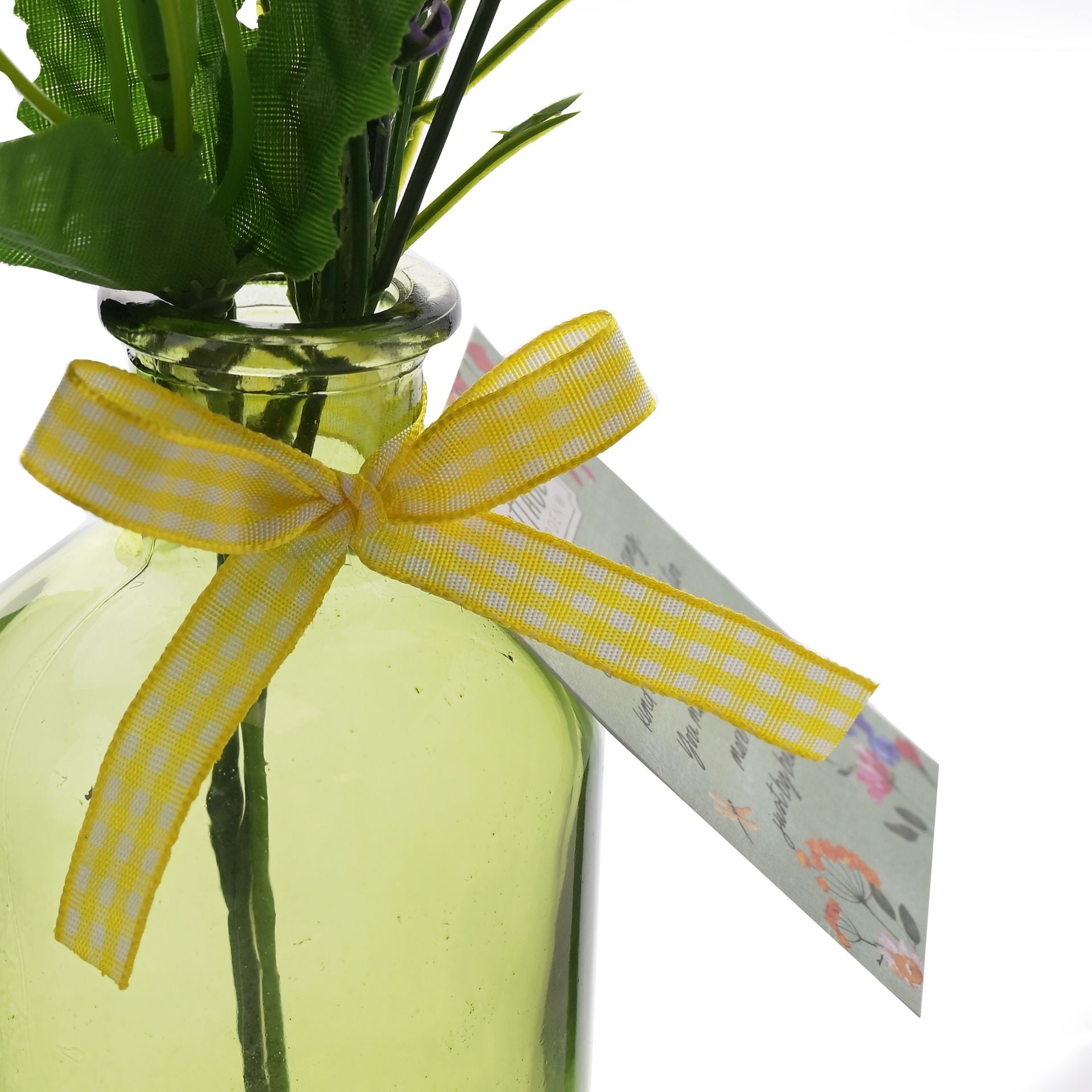 The Cottage Garden Glass Flower Vase - Green
