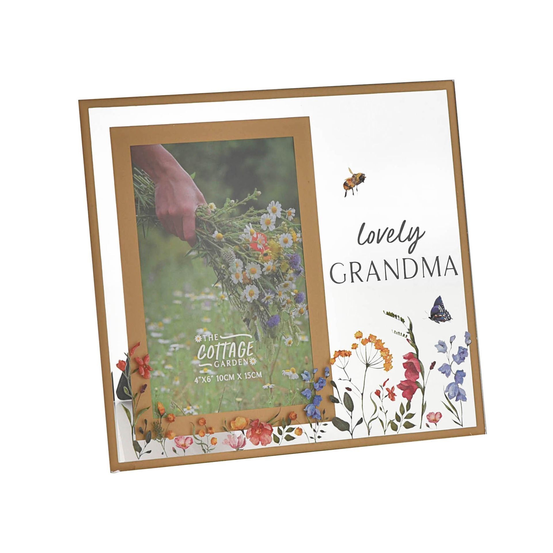 The Cottage Garden Glass Frame 4 x 6 "Grandma"