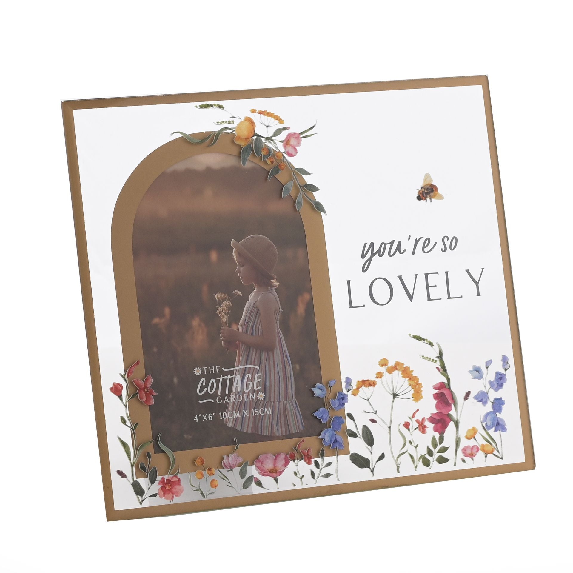 The Cottage Garden Glass Frame 4 x 6 "You're So Lovely"