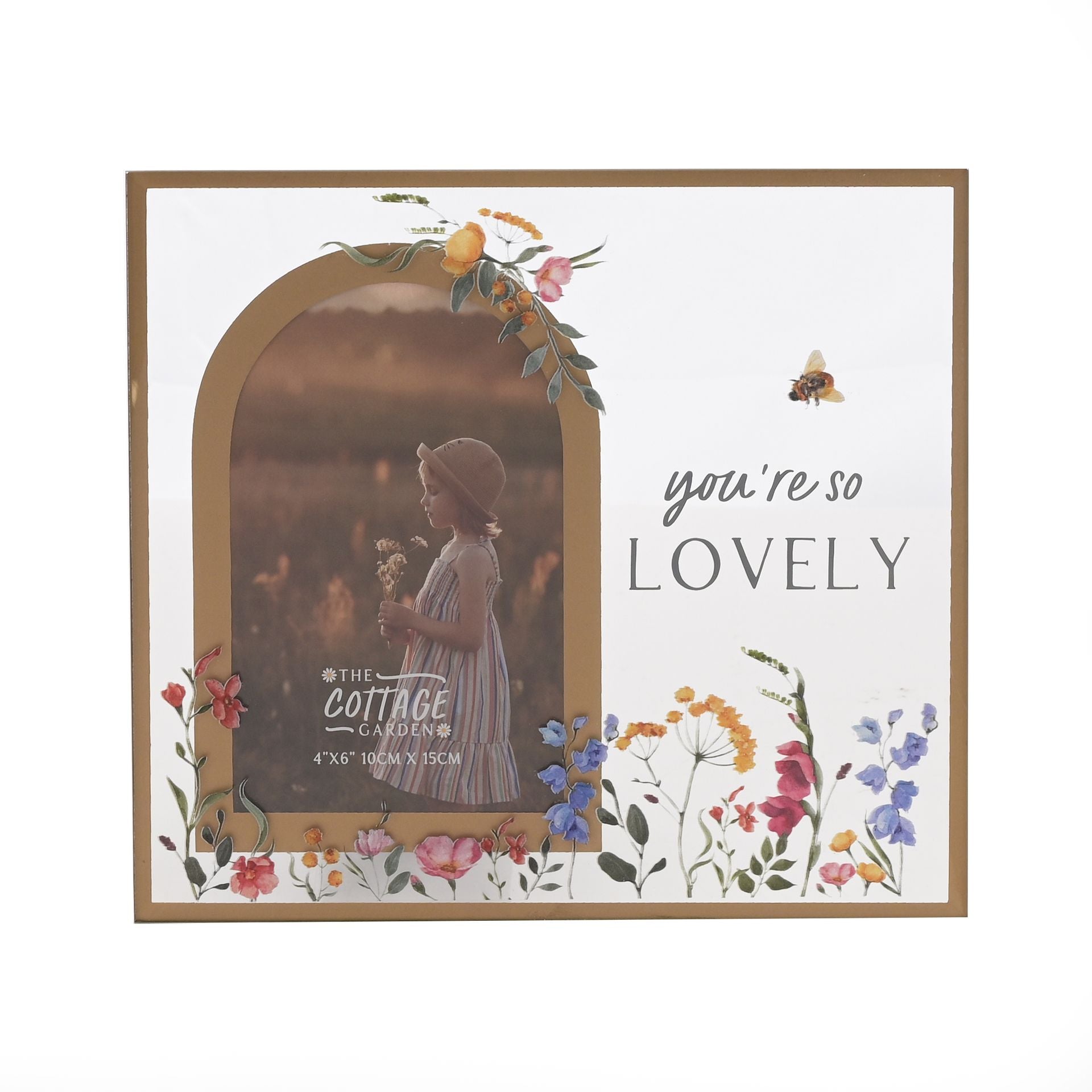 The Cottage Garden Glass Frame 4 x 6 "You're So Lovely"