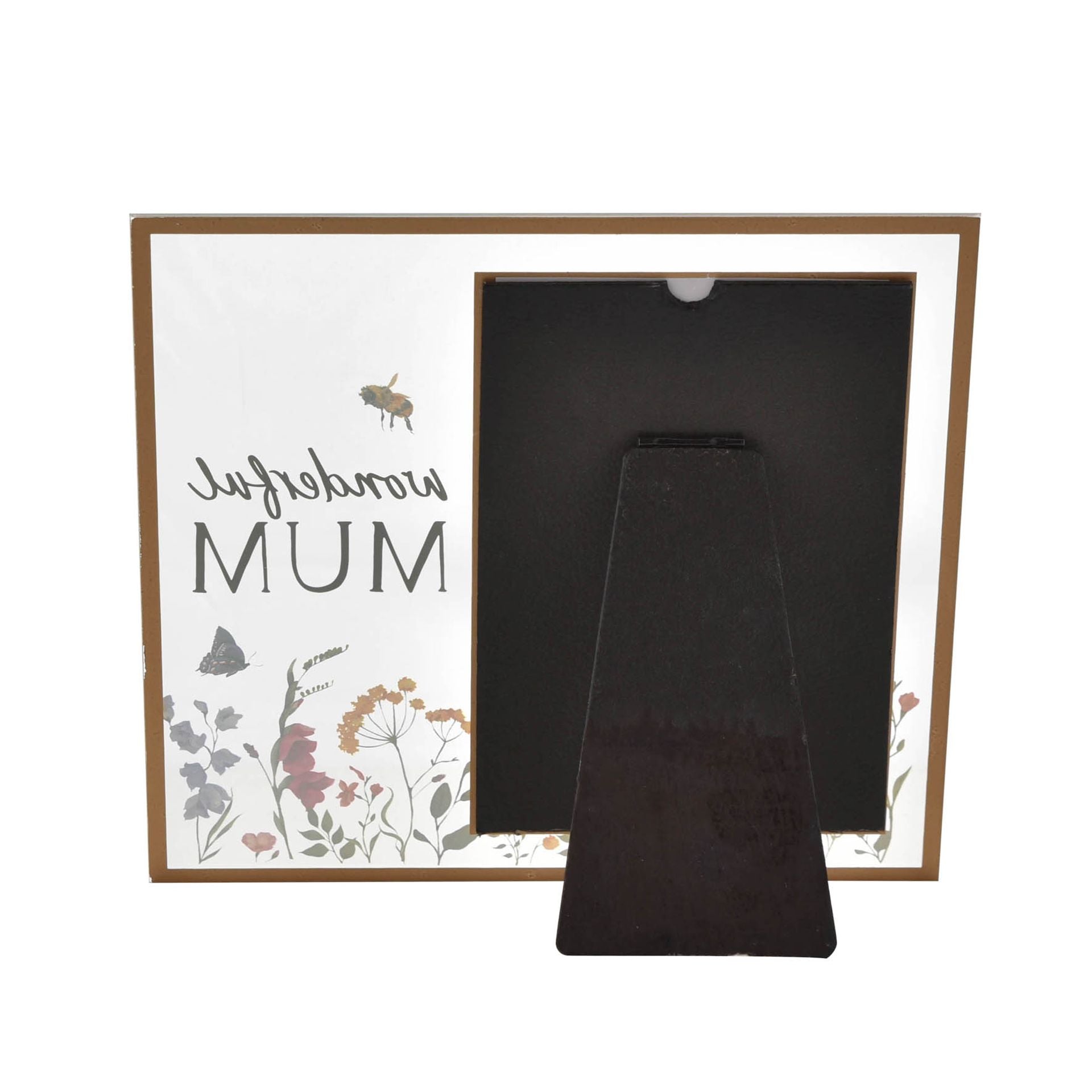 The Cottage Garden Glass Frame 4 x 6 "Mum"