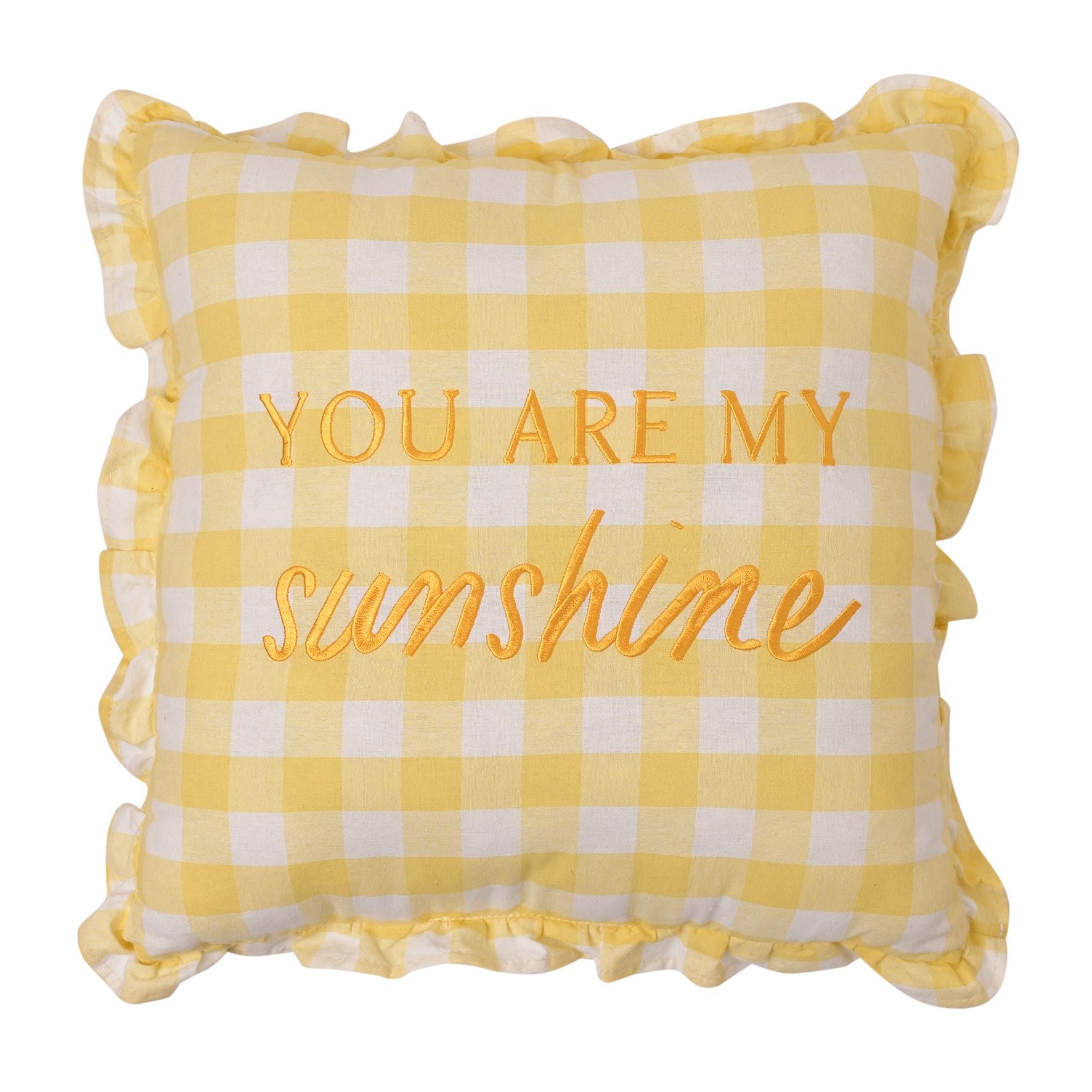 The Cottage Garden Cushion - You Are My Sunshine