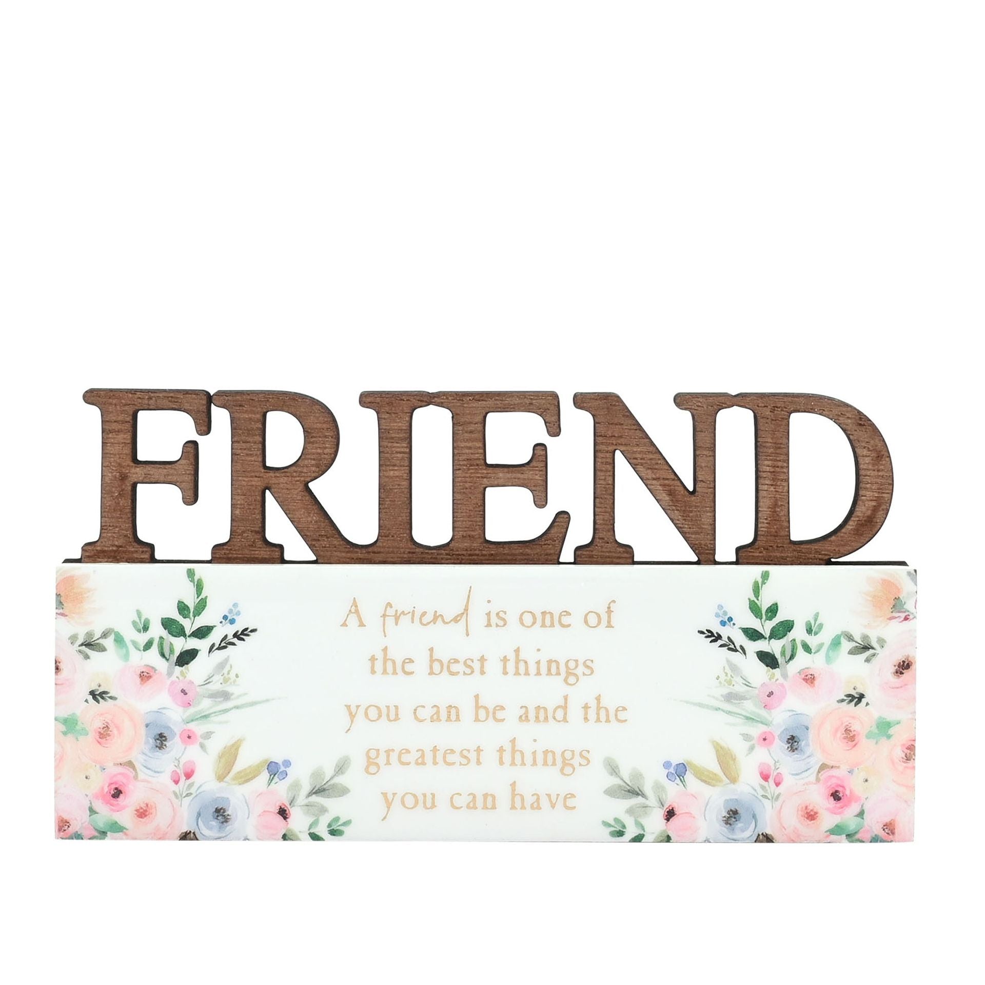The Cottage Garden Word Plaque - Friend