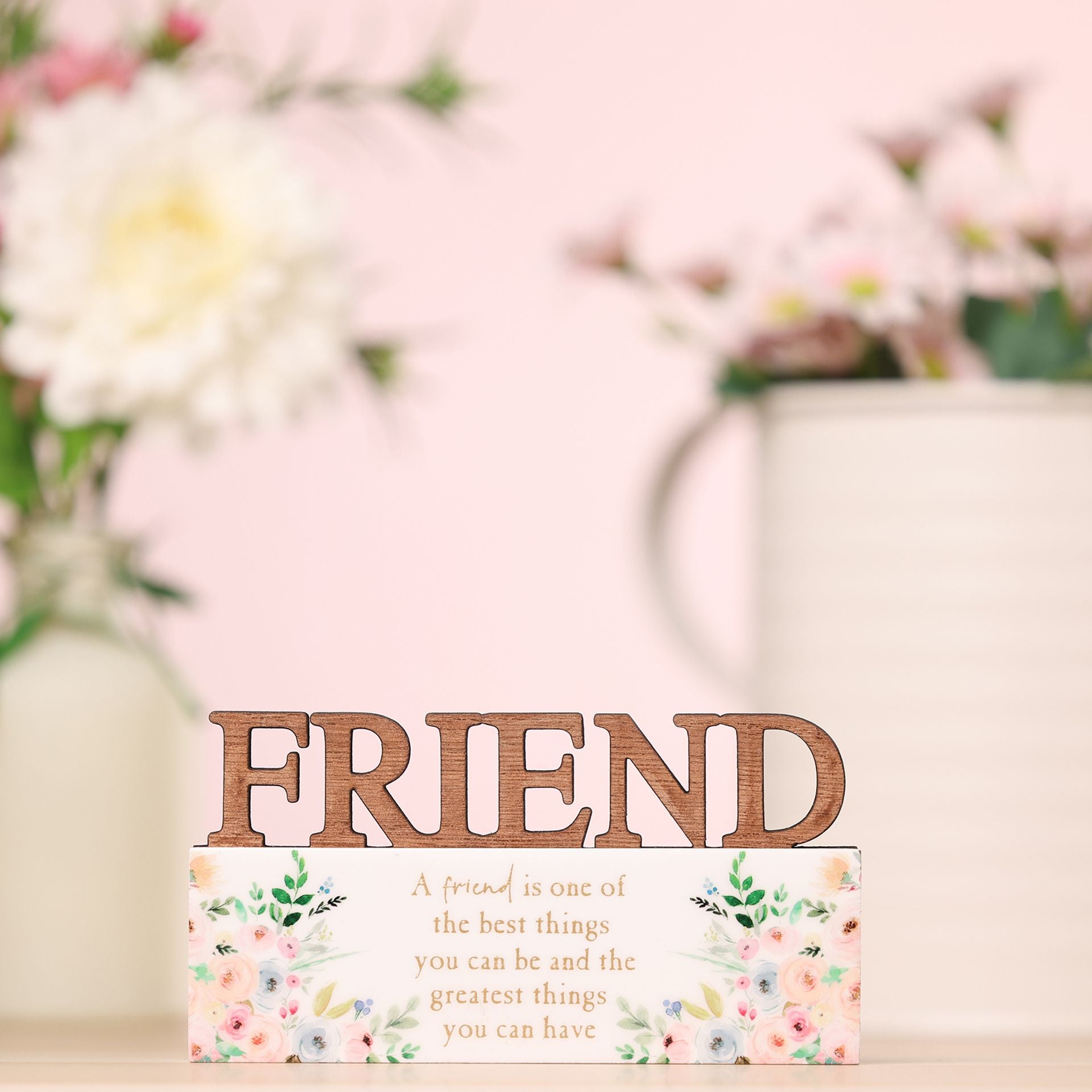 The Cottage Garden Word Plaque - Friend
