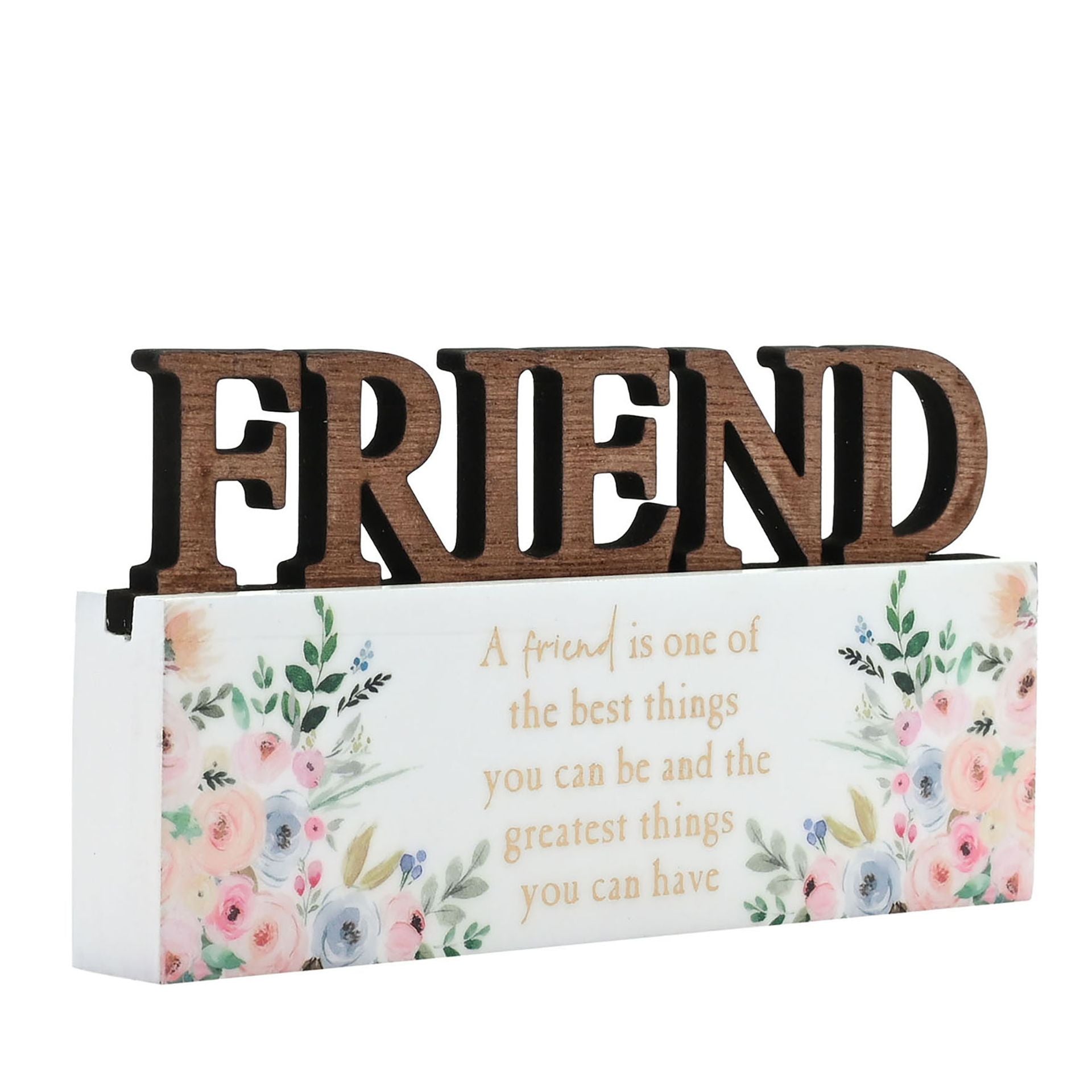 The Cottage Garden Word Plaque - Friend
