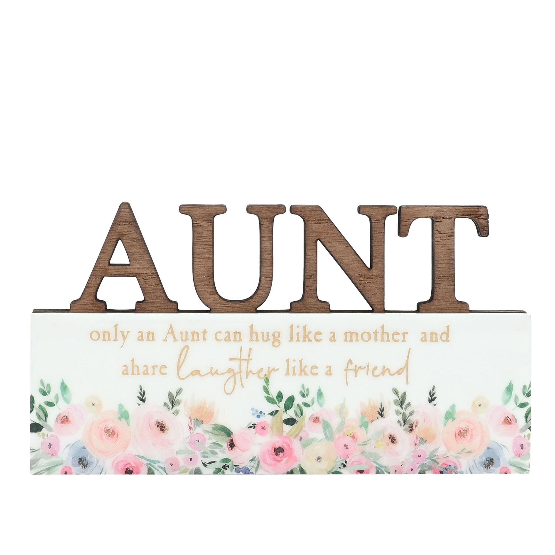 The Cottage Garden Word Plauqe - Aunt