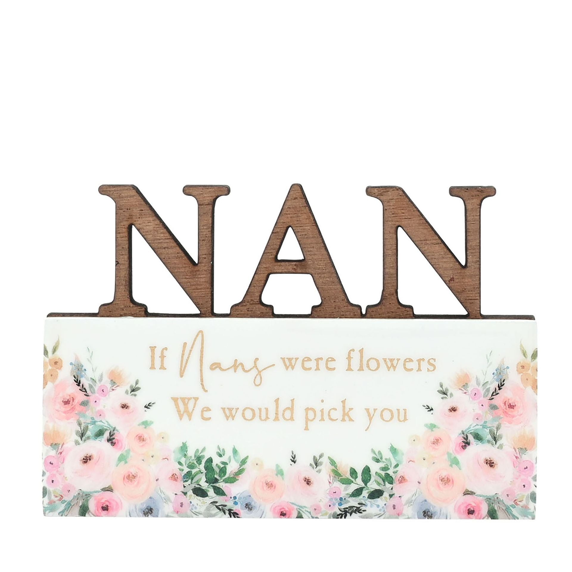 The Cottage Garden Word Plaque - Nan
