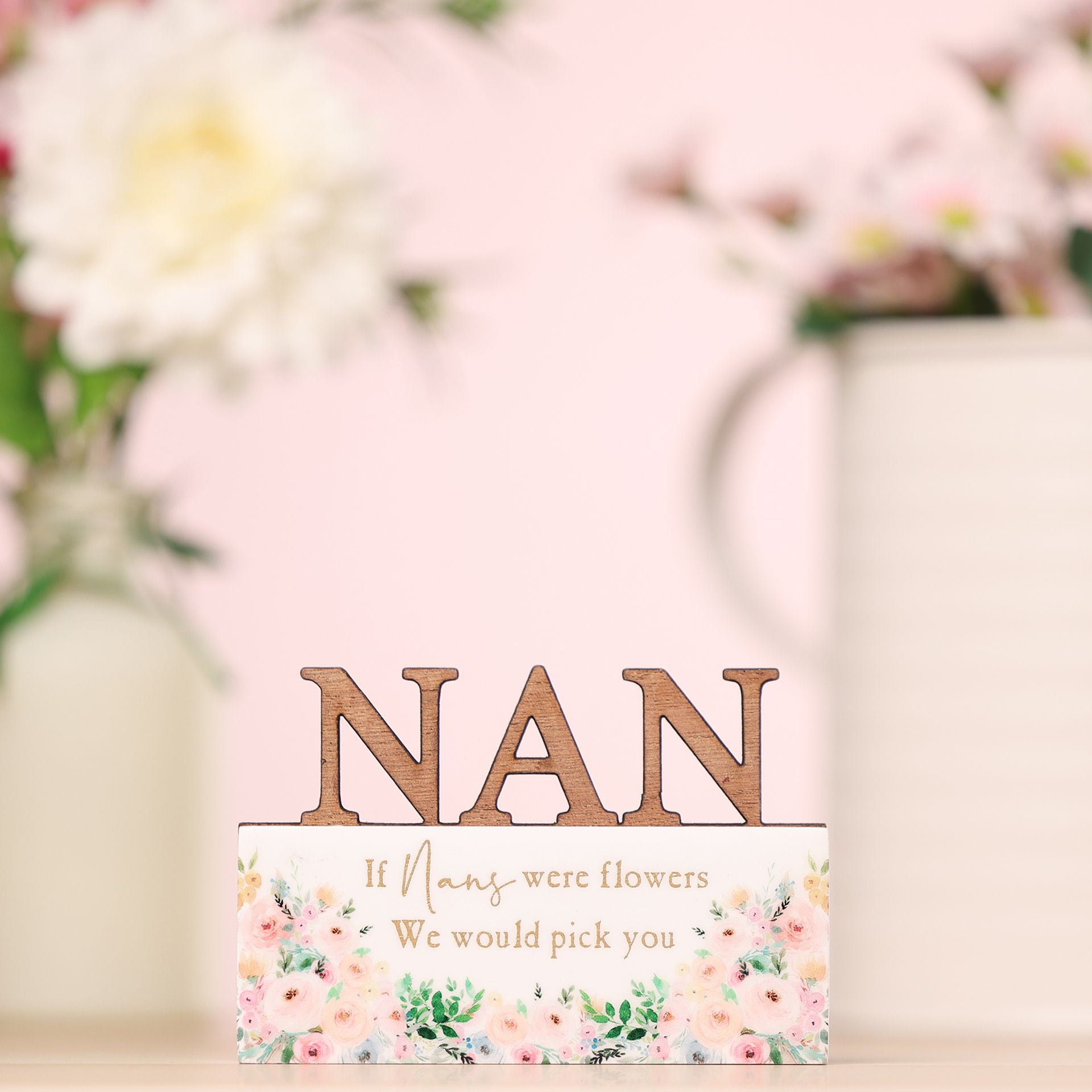 The Cottage Garden Word Plaque - Nan