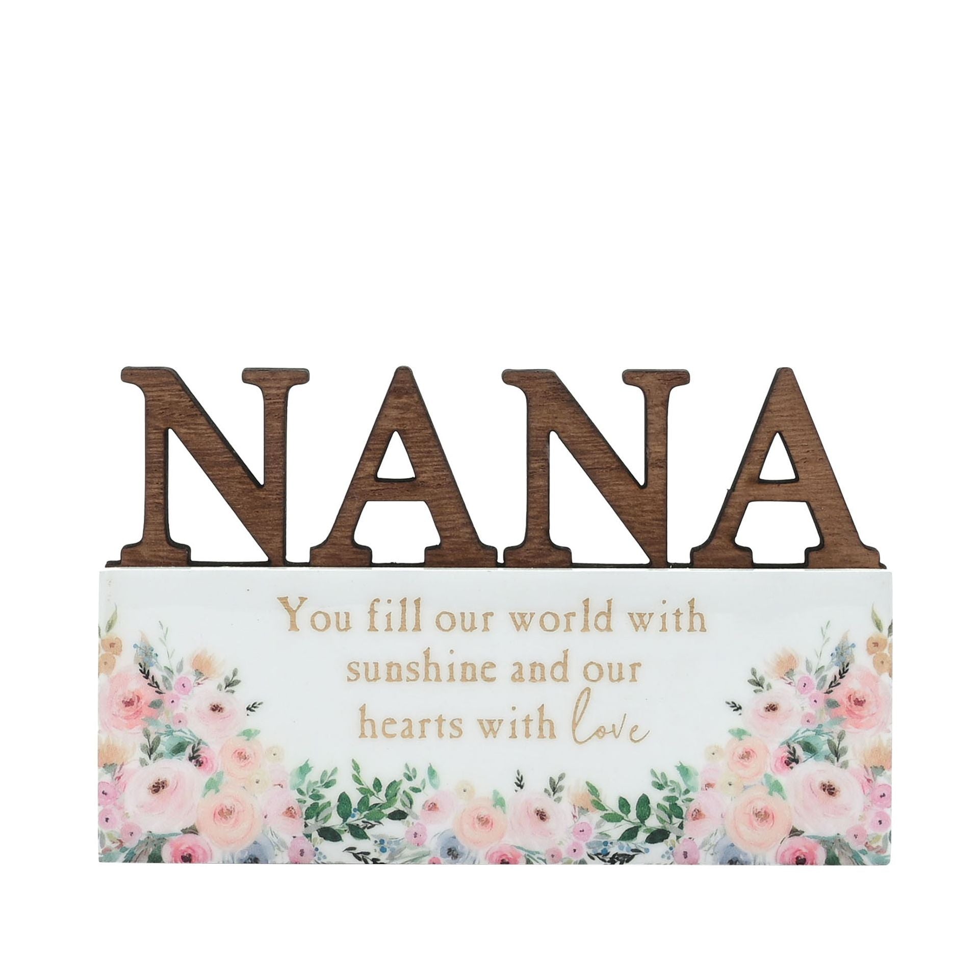 The Cottage Garden Word Plaque - Nana