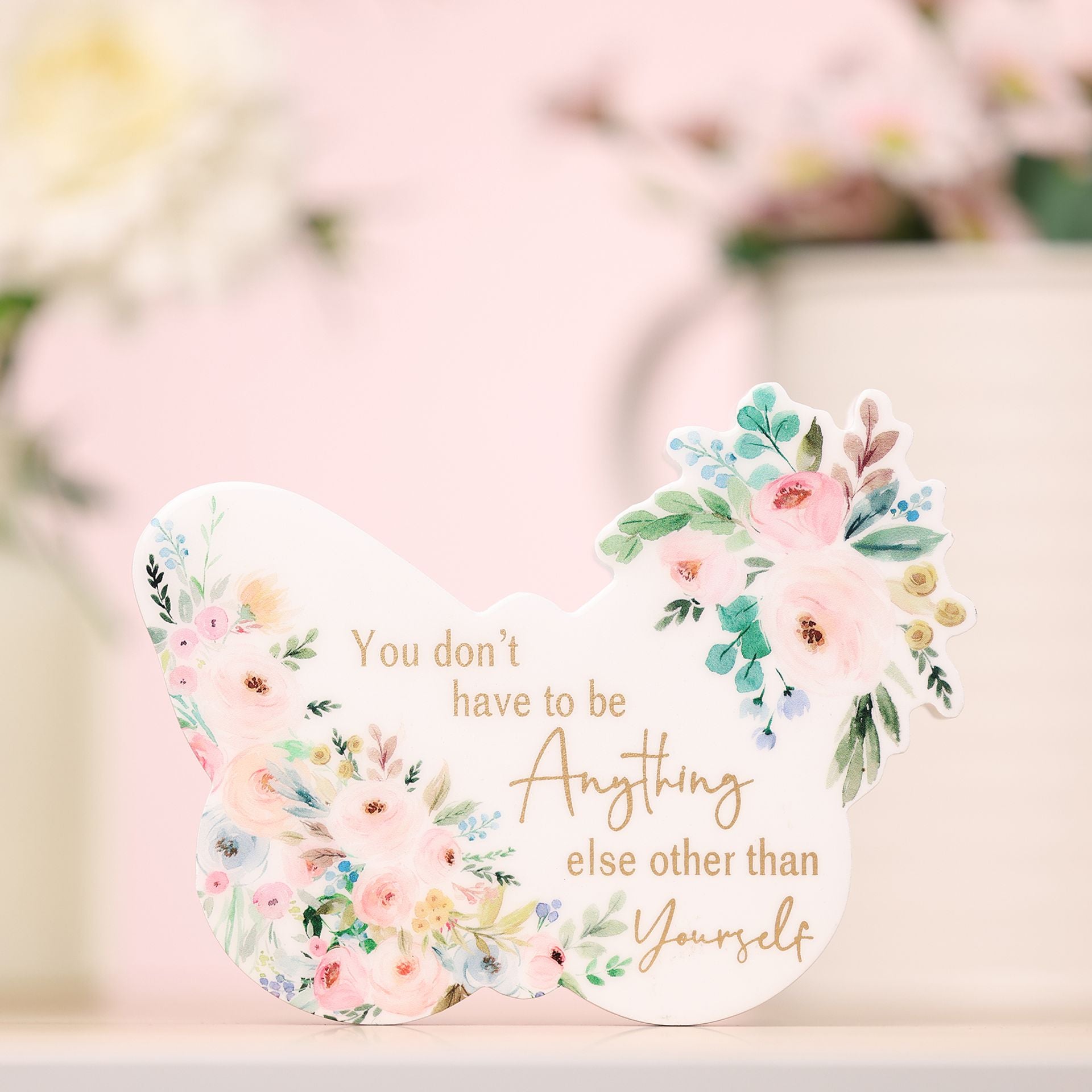 The Cottage Garden Butterfly Plaque - Be Yourself