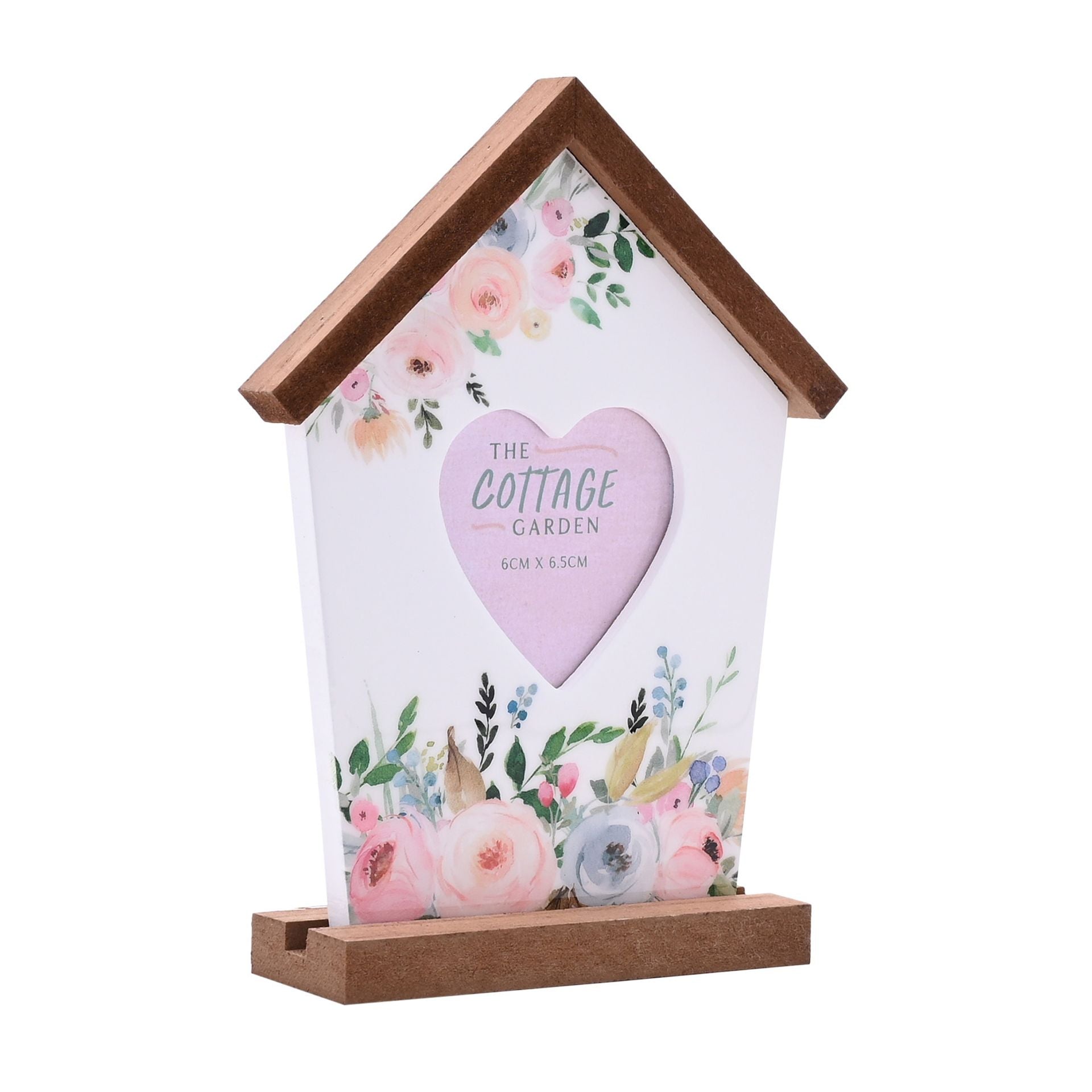 The Cottage Garden Heart Photo Frame - Birdhouse