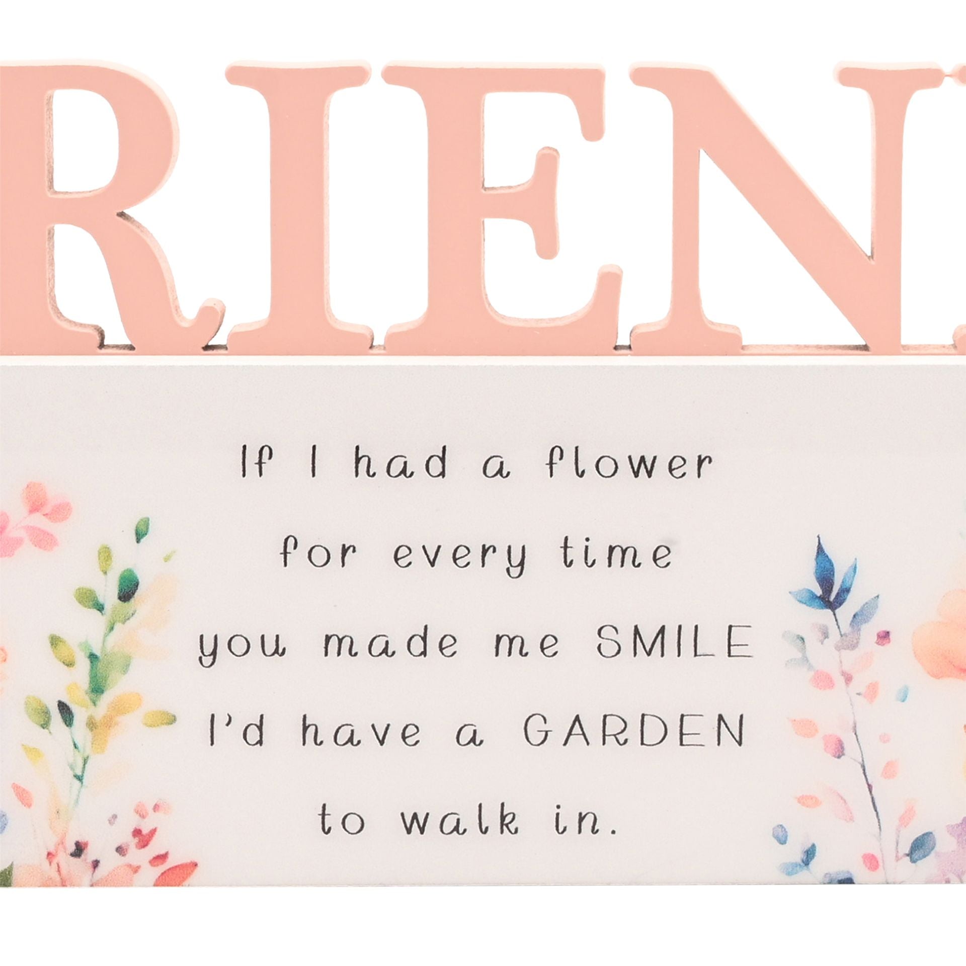 The Cottage Garden Floral Word - Friend
