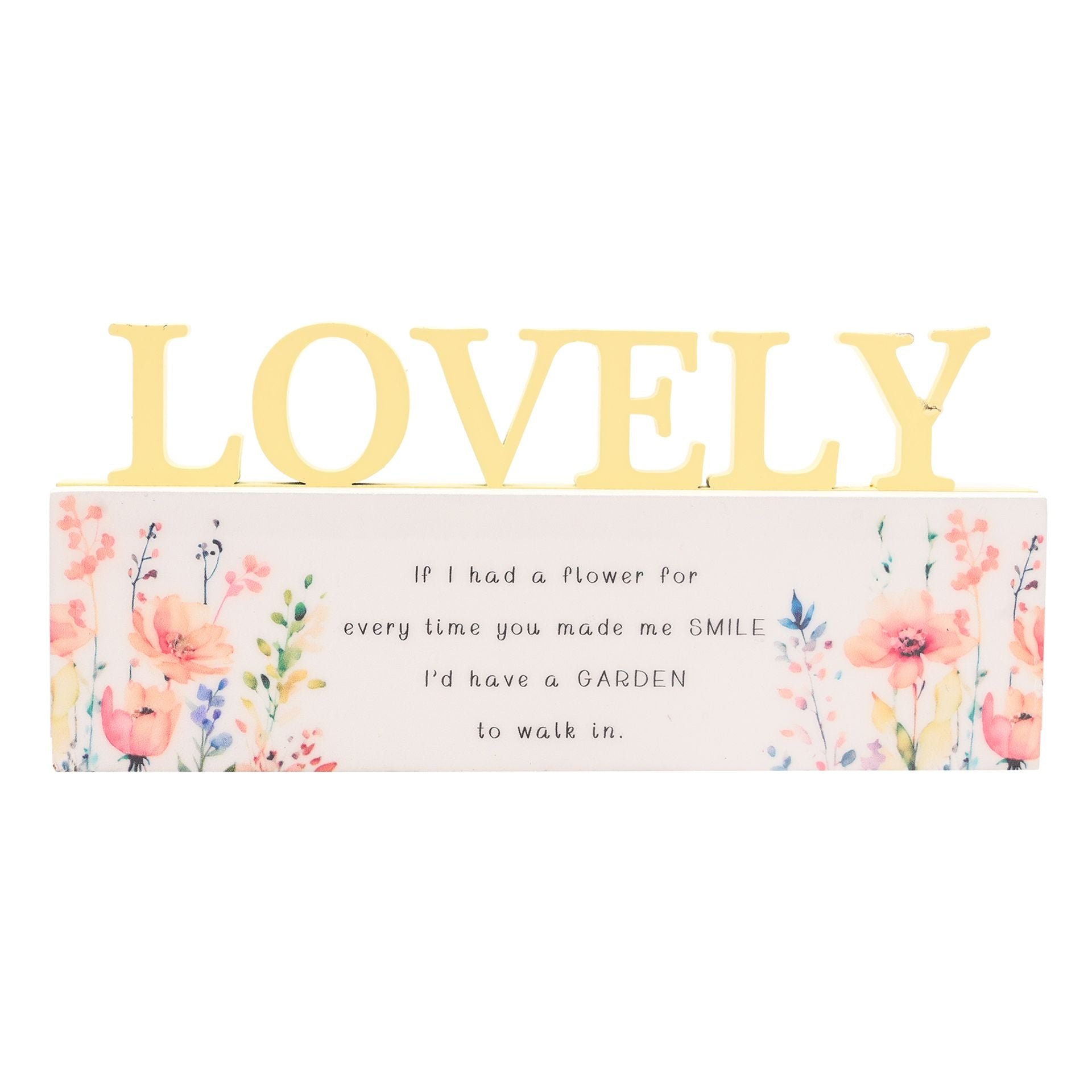 The Cottage Garden Floral Word - Lovely