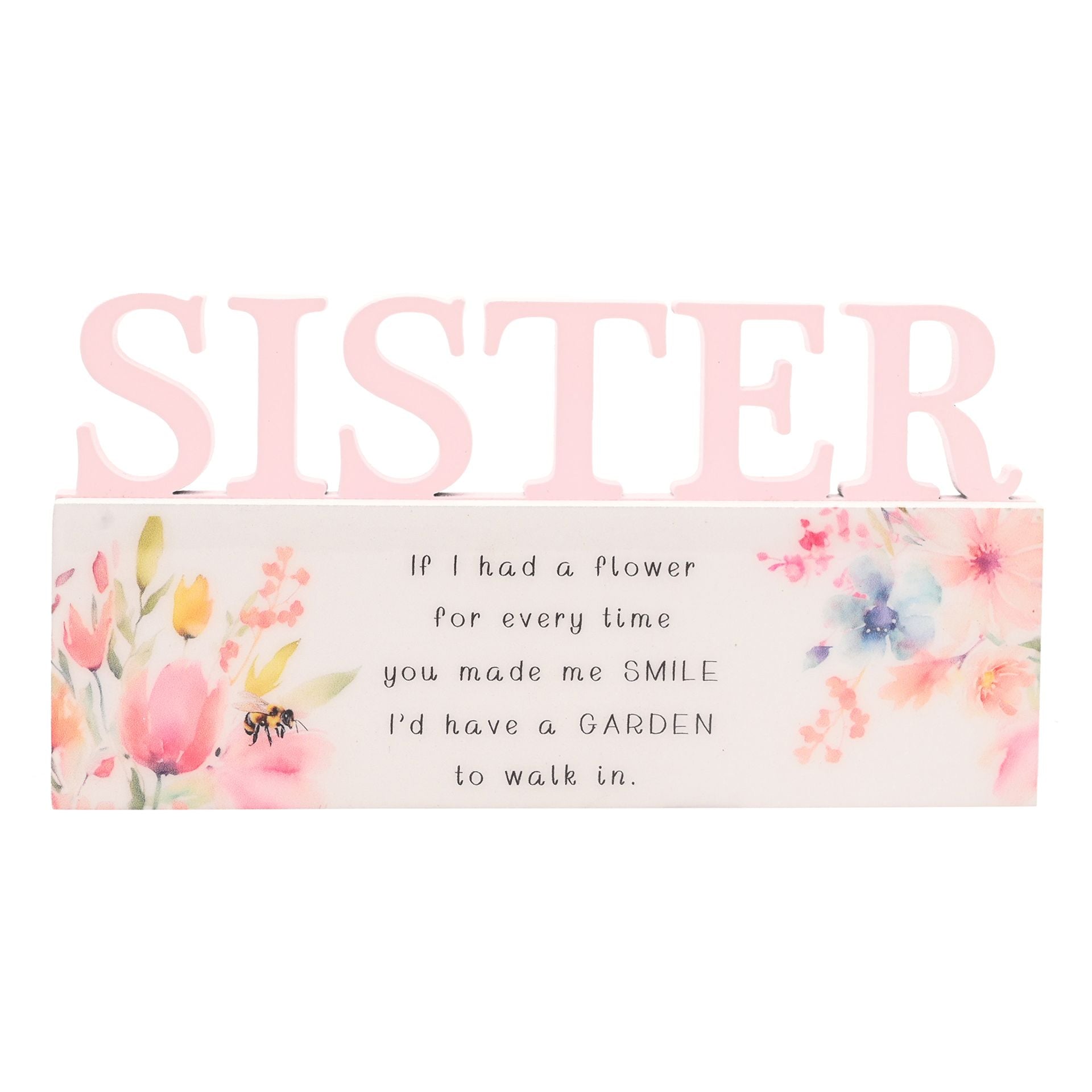 The Cottage Garden Floral Word - Sister