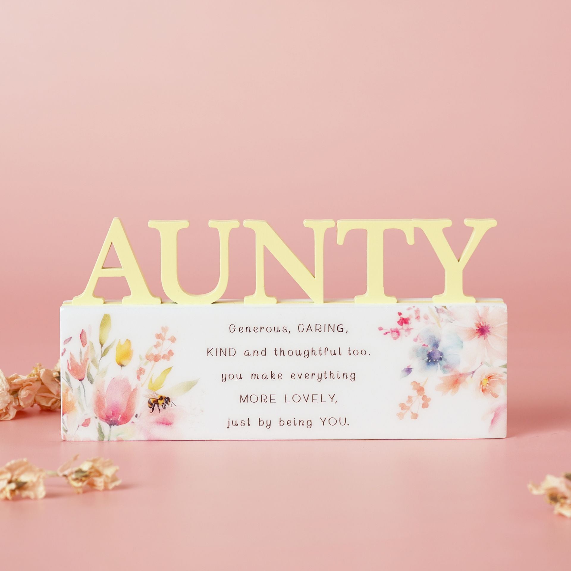 The Cottage Garden Floral Word - Aunty
