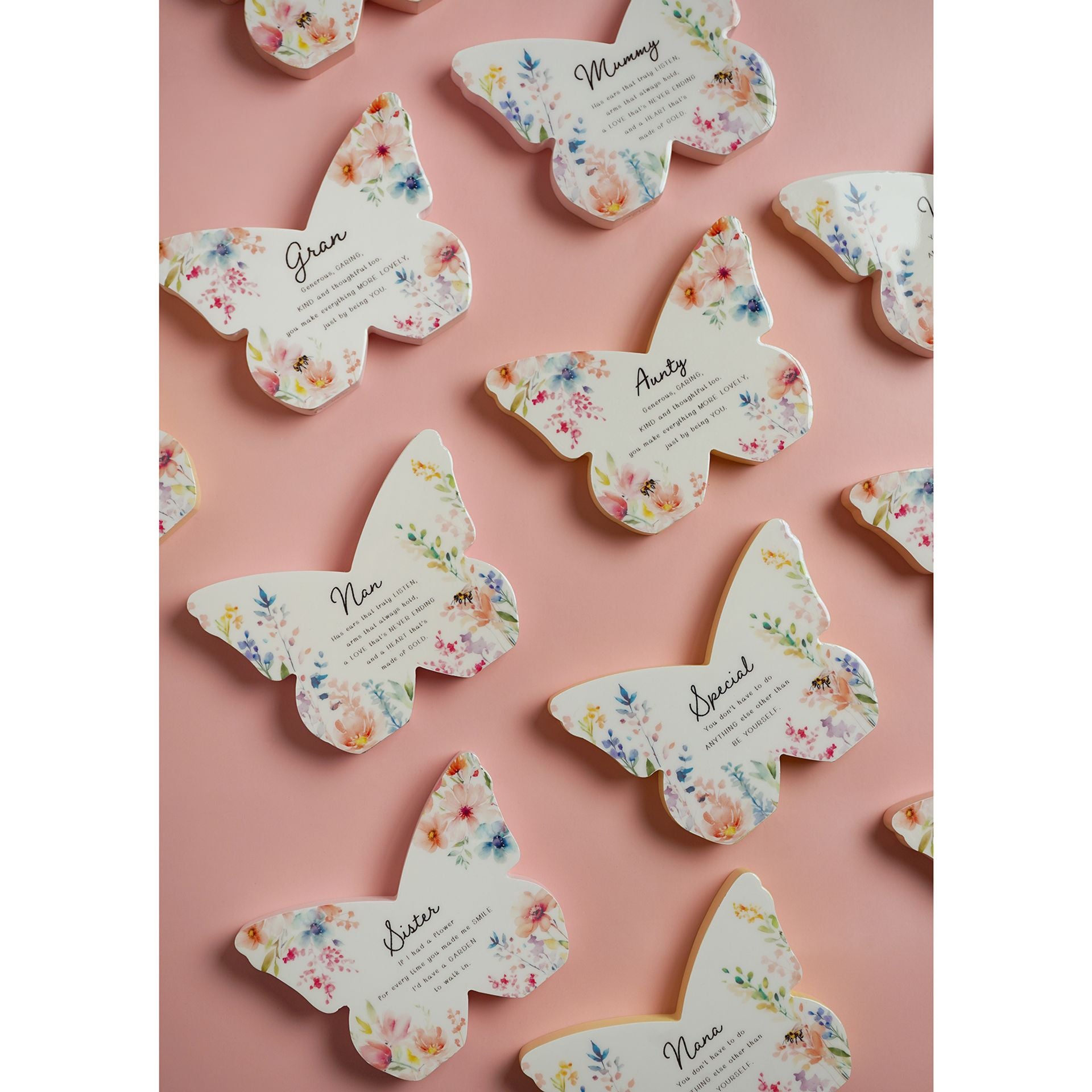 The Cottage Garden Floral Mantel Butterfly - Nana