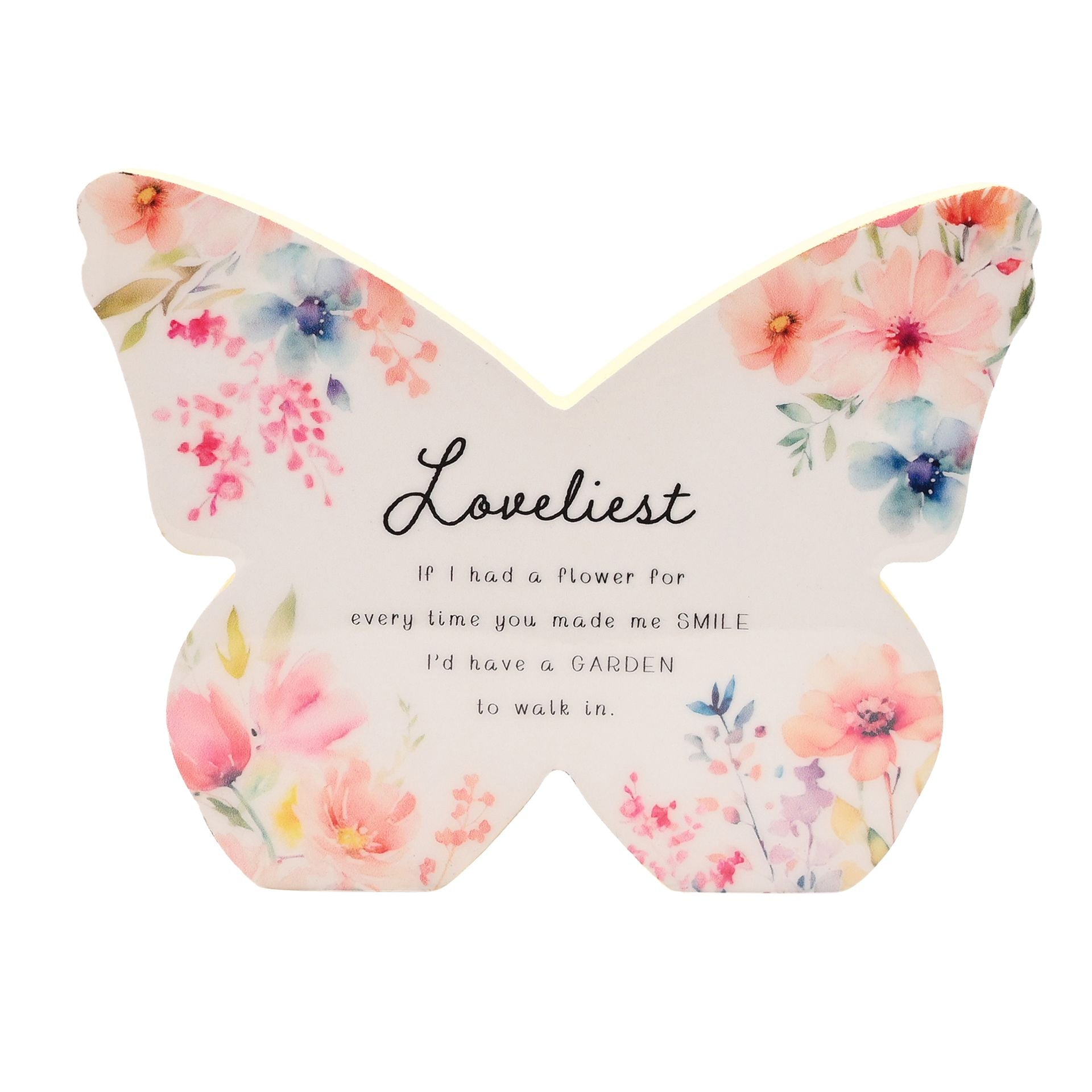 The Cottage Garden Floral Mantel Butterfly - Loveliest