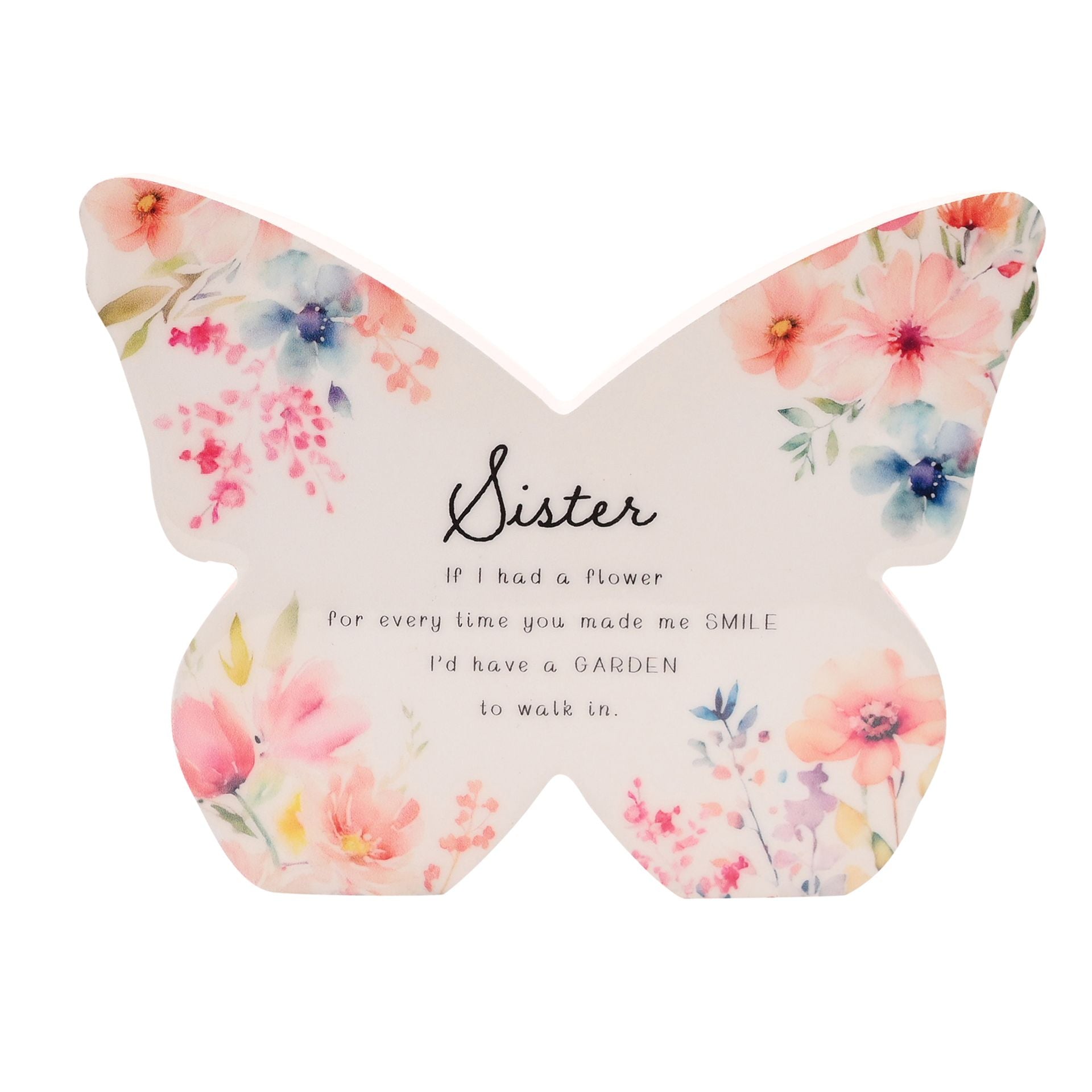 The Cottage Garden Floral Mantel Butterfly - Sister
