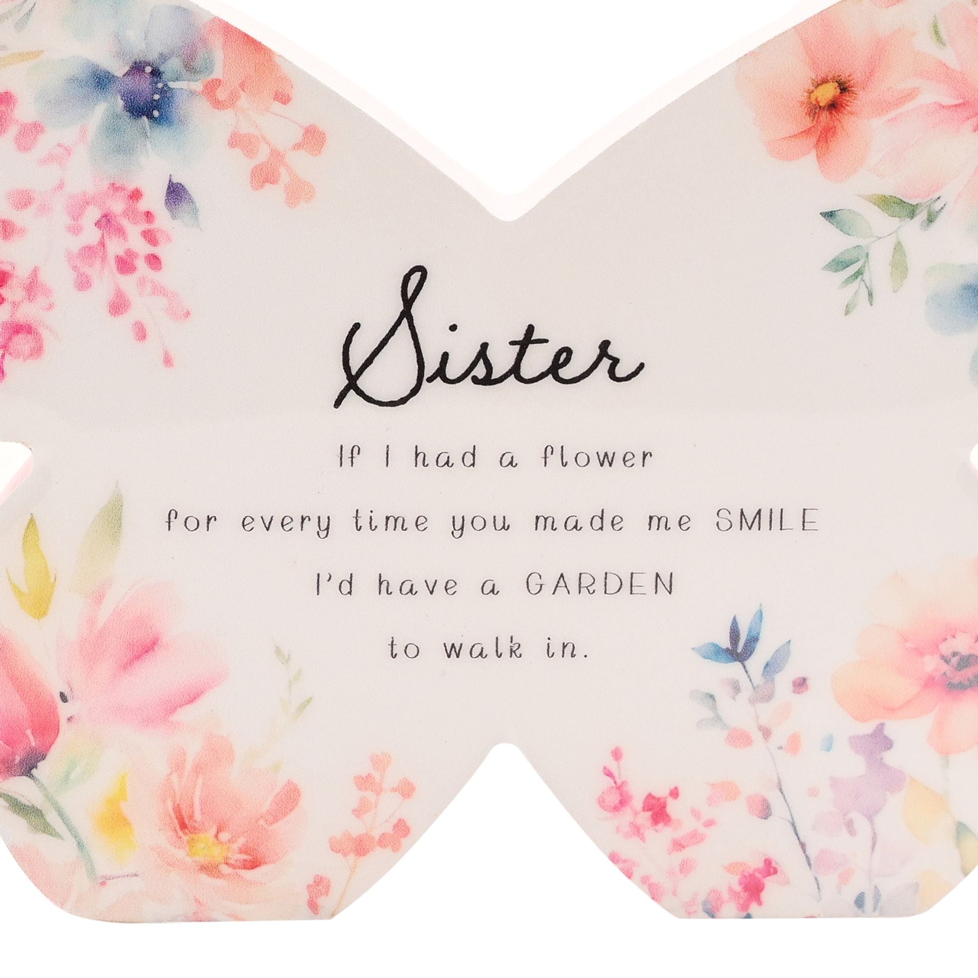 The Cottage Garden Floral Mantel Butterfly - Sister
