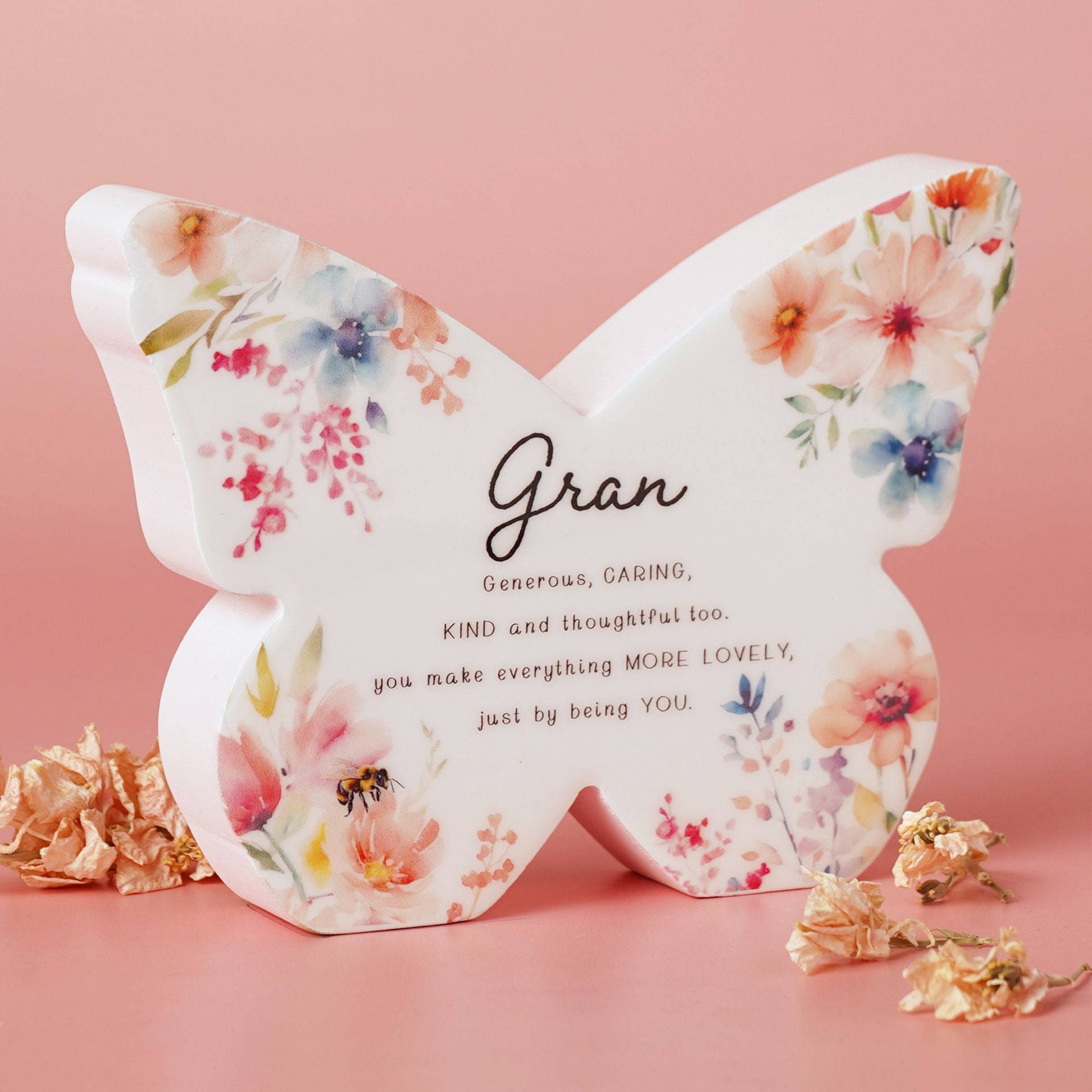 The Cottage Garden Floral Mantel Butterfly - Gran