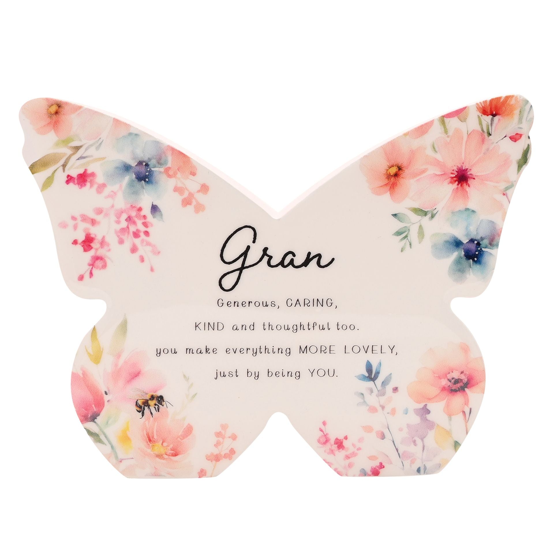 The Cottage Garden Floral Mantel Butterfly - Gran