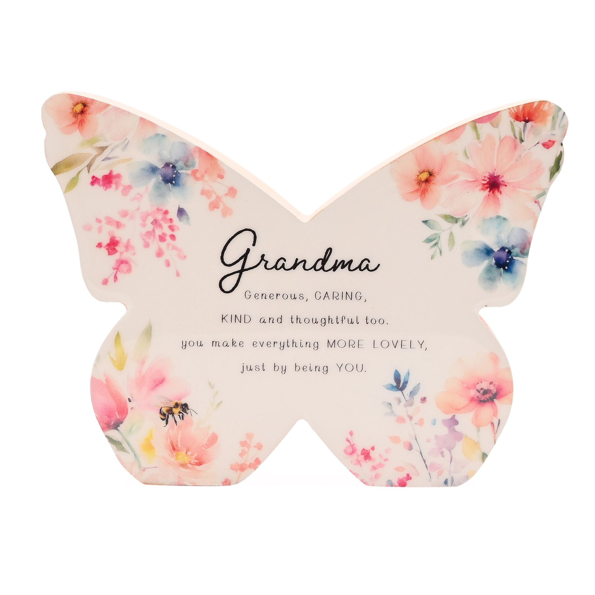 The Cottage Garden Floral Mantel Butterfly - Grandma