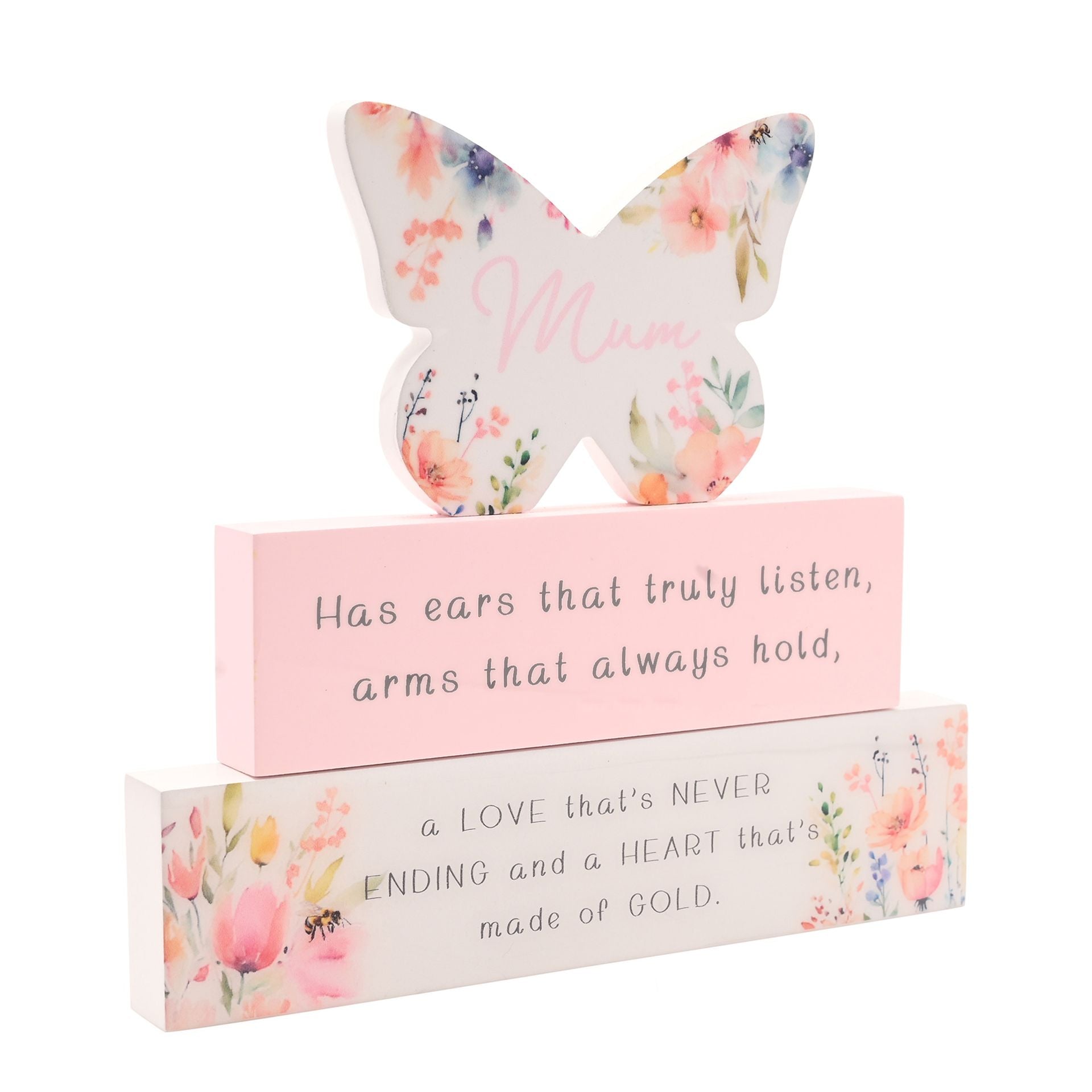 The Cottage Garden Stacking Plaque - Mum