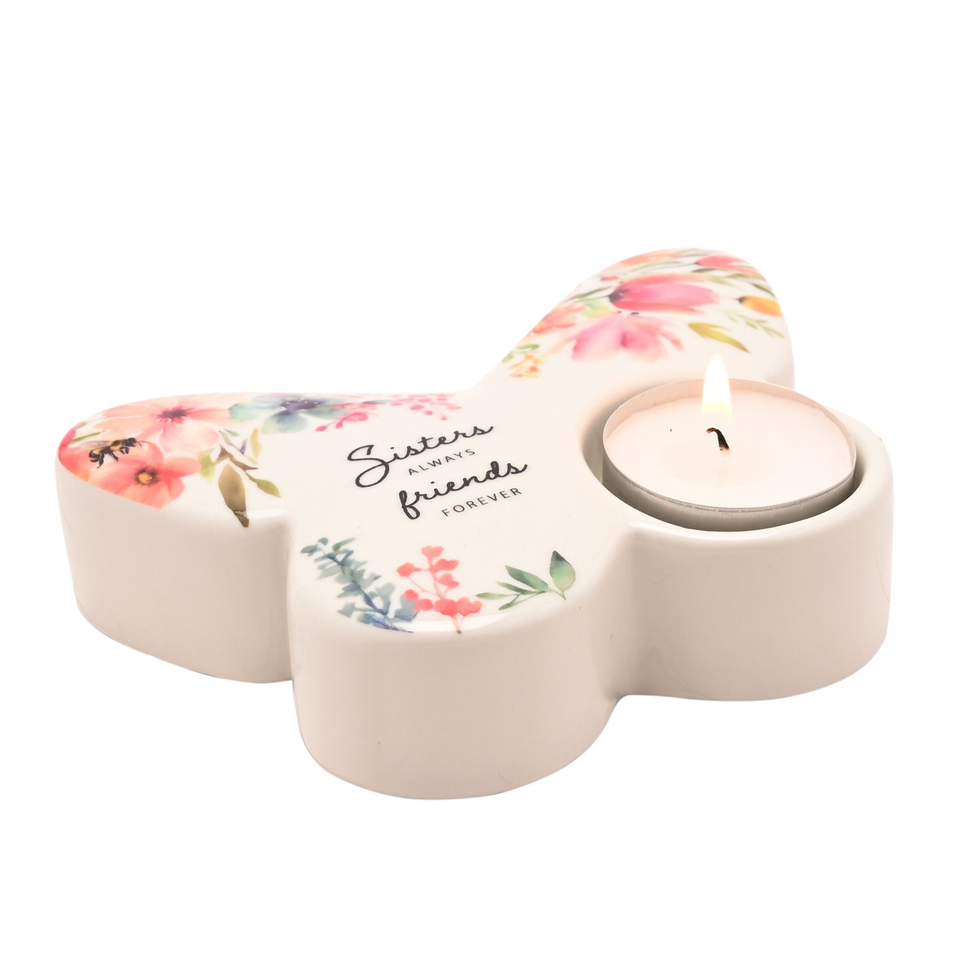 The Cottage Garden Butterfly Tealight Holder - Sisters