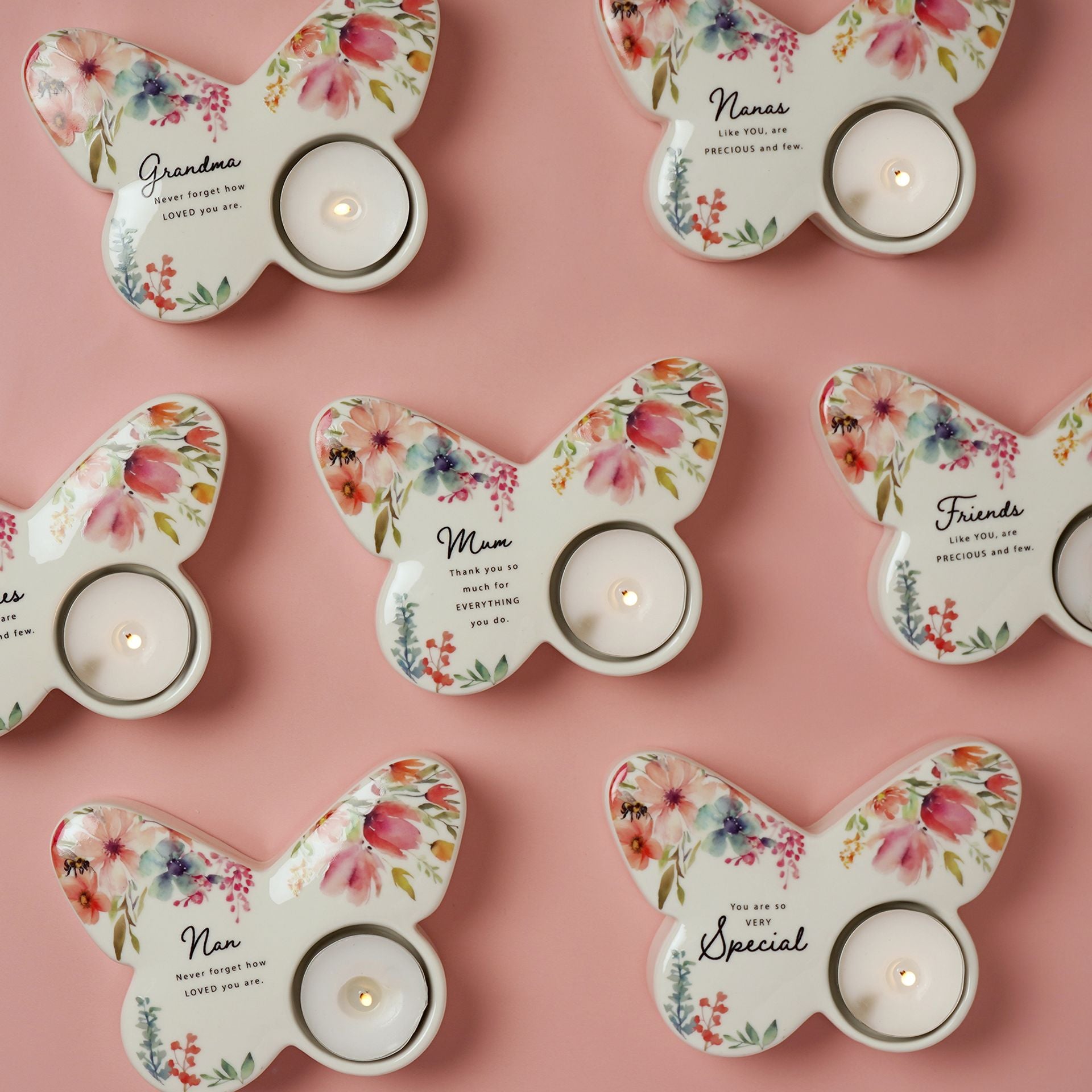 The Cottage Garden Butterfly Tealight Holder - Special
