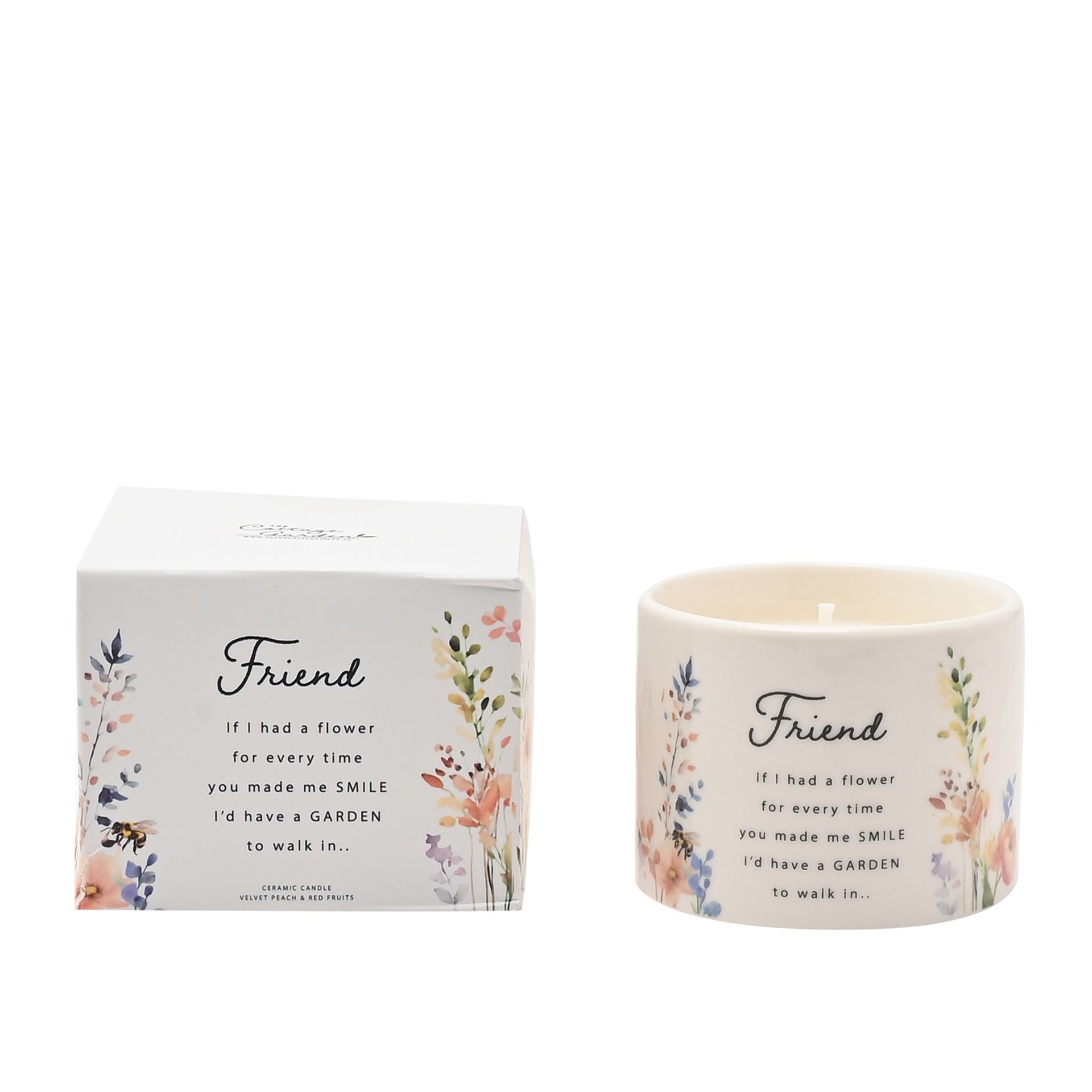 The Cottage Garden Ceramic Candle 100g - Friend