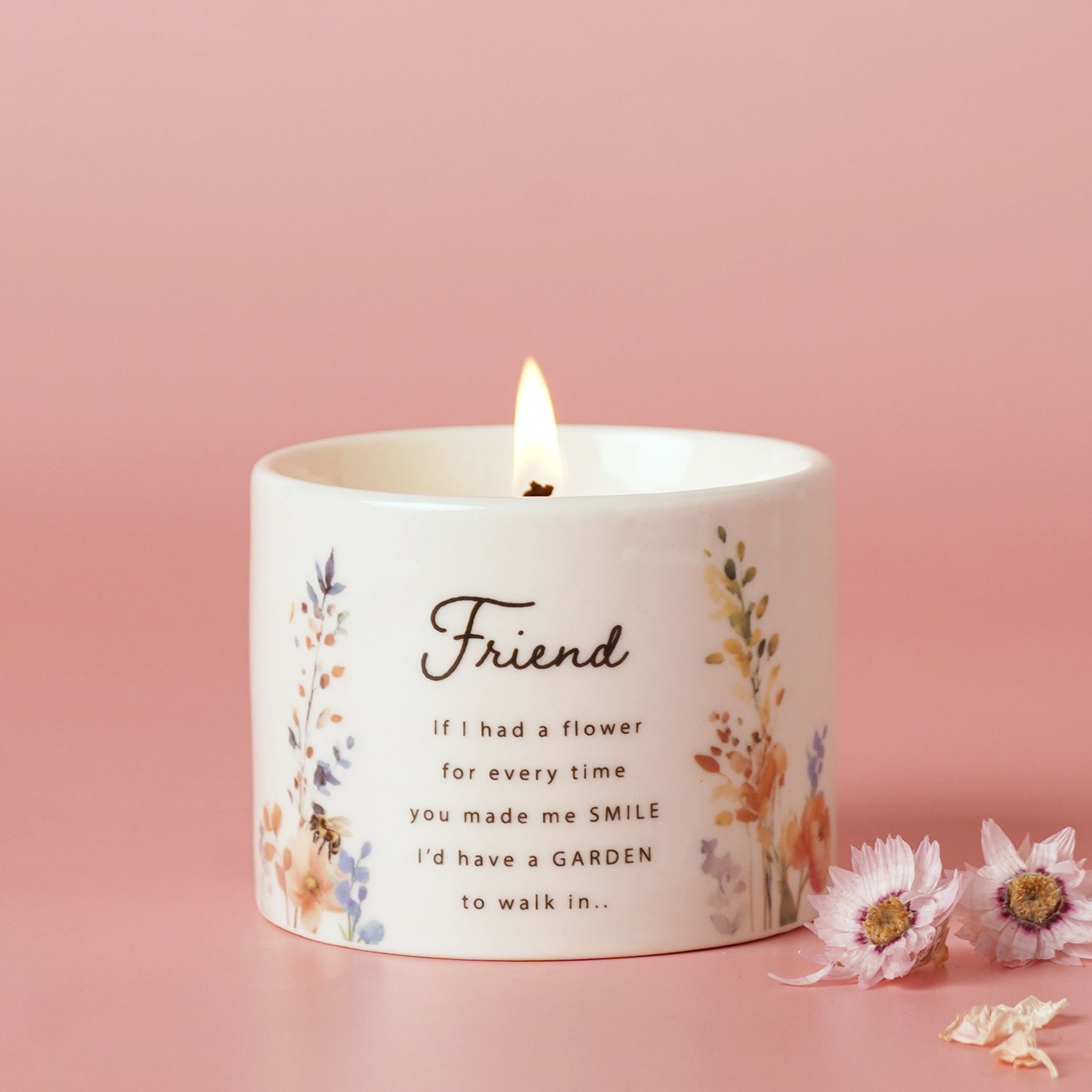 The Cottage Garden Ceramic Candle 100g - Friend