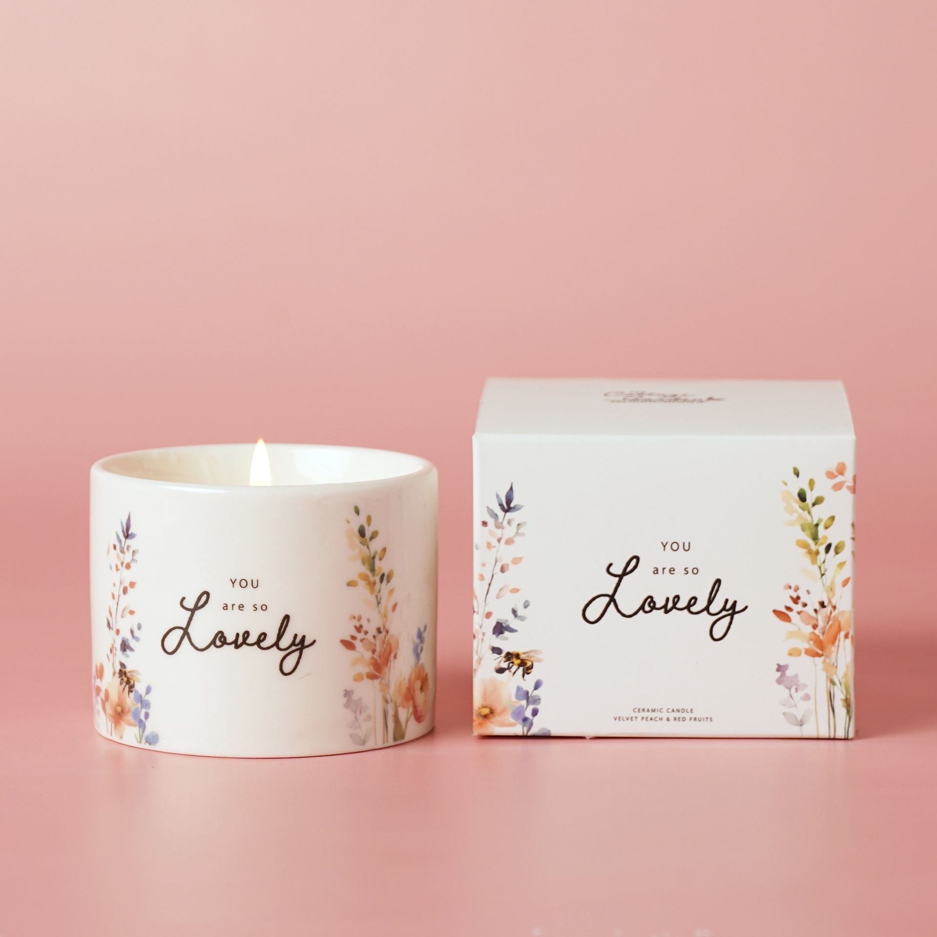 The Cottage Garden Ceramic Candle 100g - Lovely