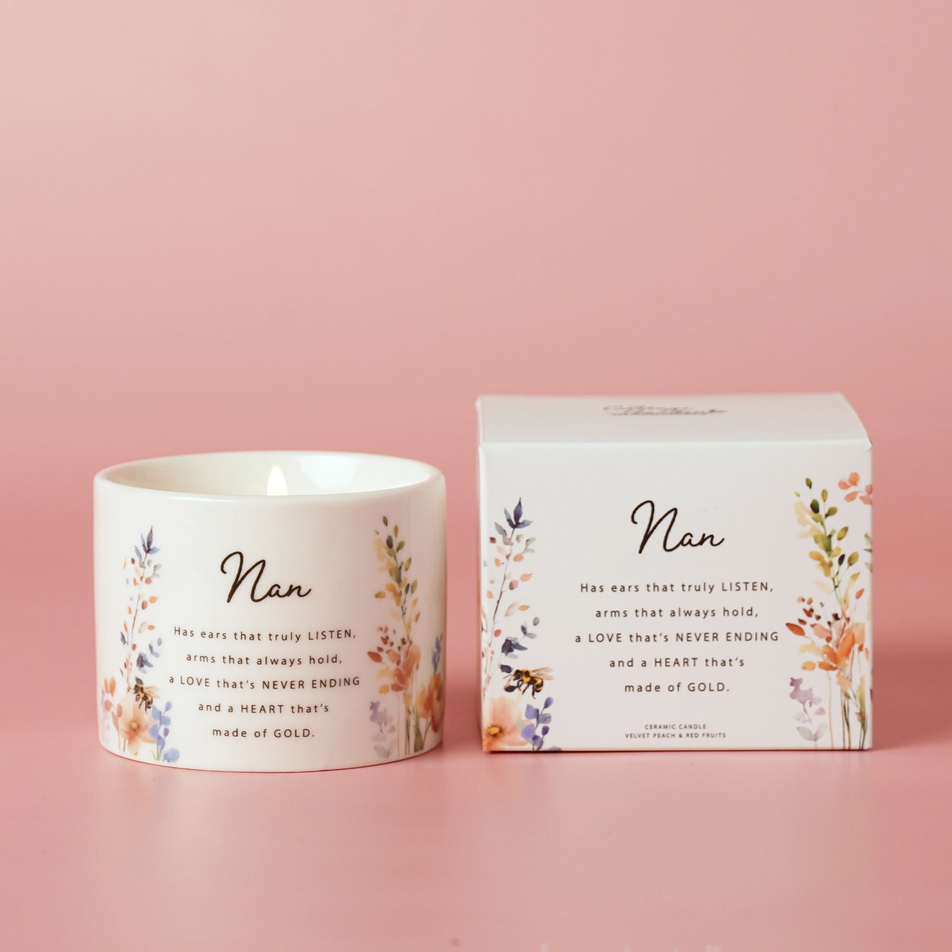 The Cottage Garden Ceramic Candle 100g - Nan