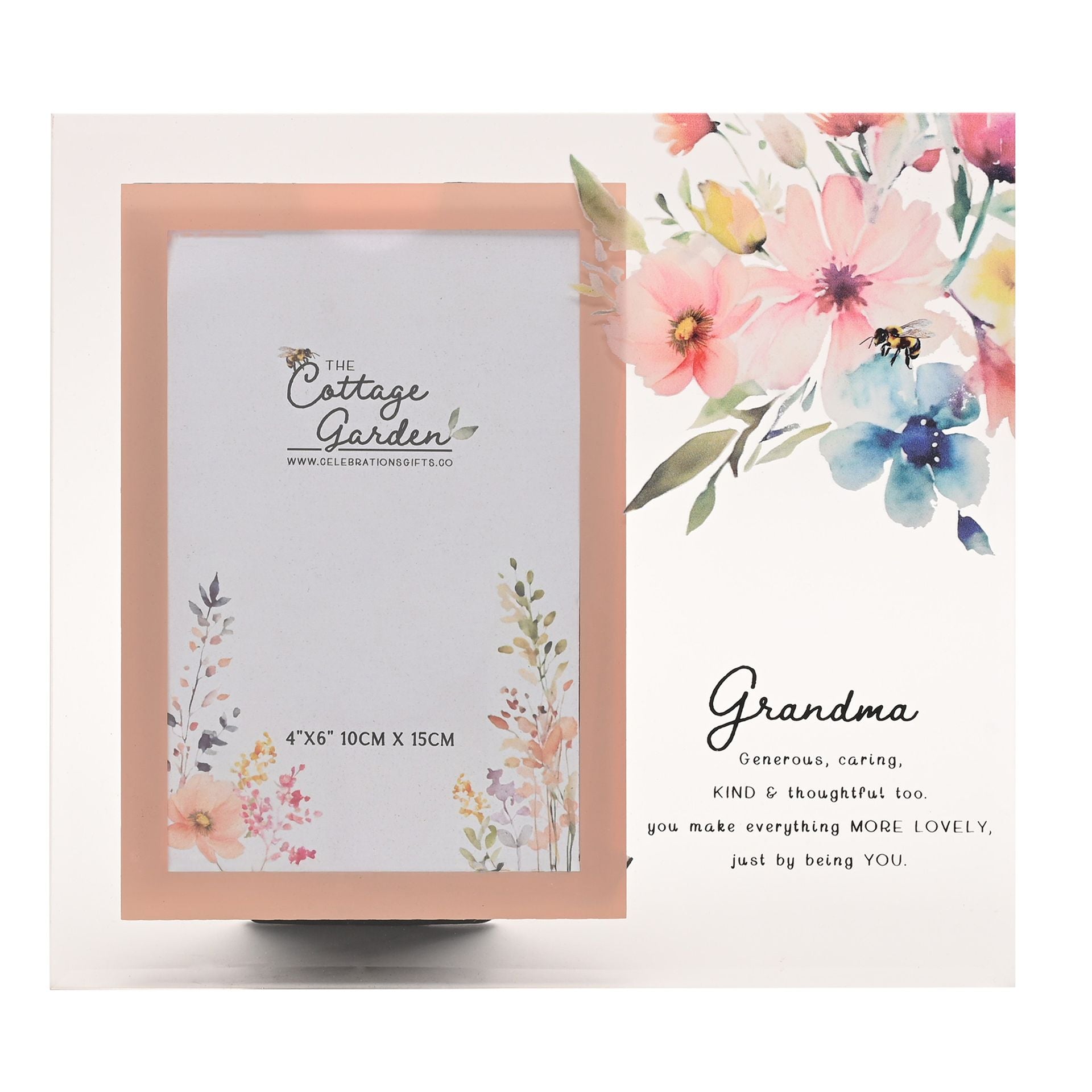 The Cottage Garden Glass Photo Frame - Grandma