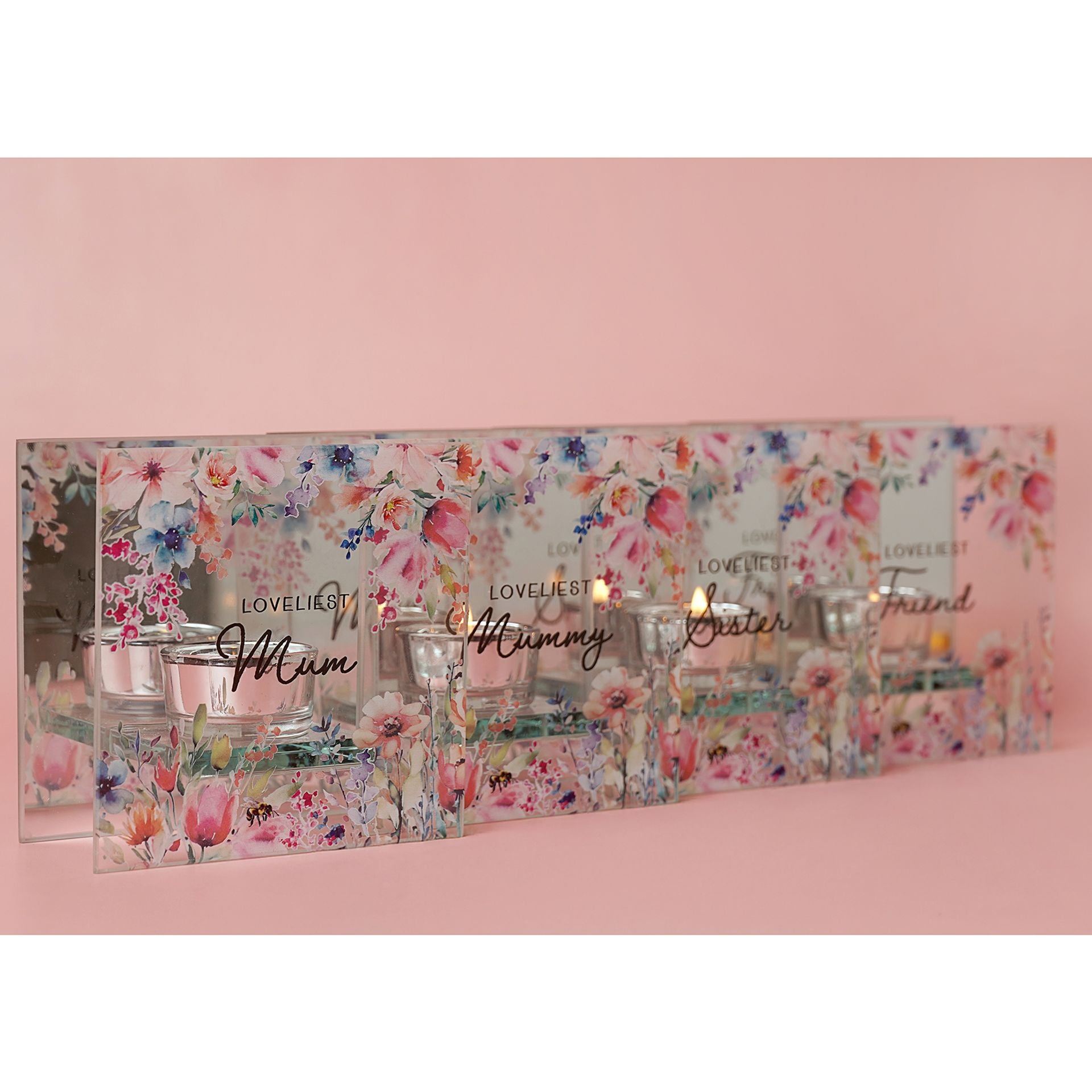 The Cottage Garden Tealight Holder - Mum