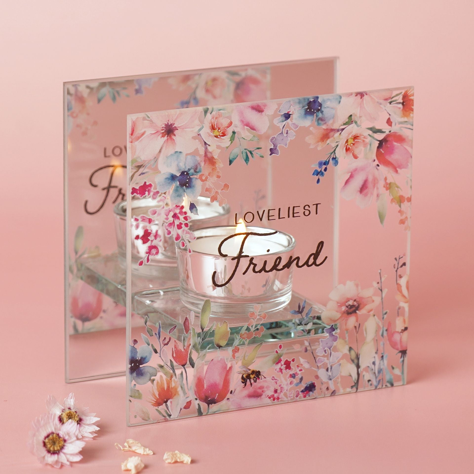 The Cottage Garden Tealight Holder - Friend