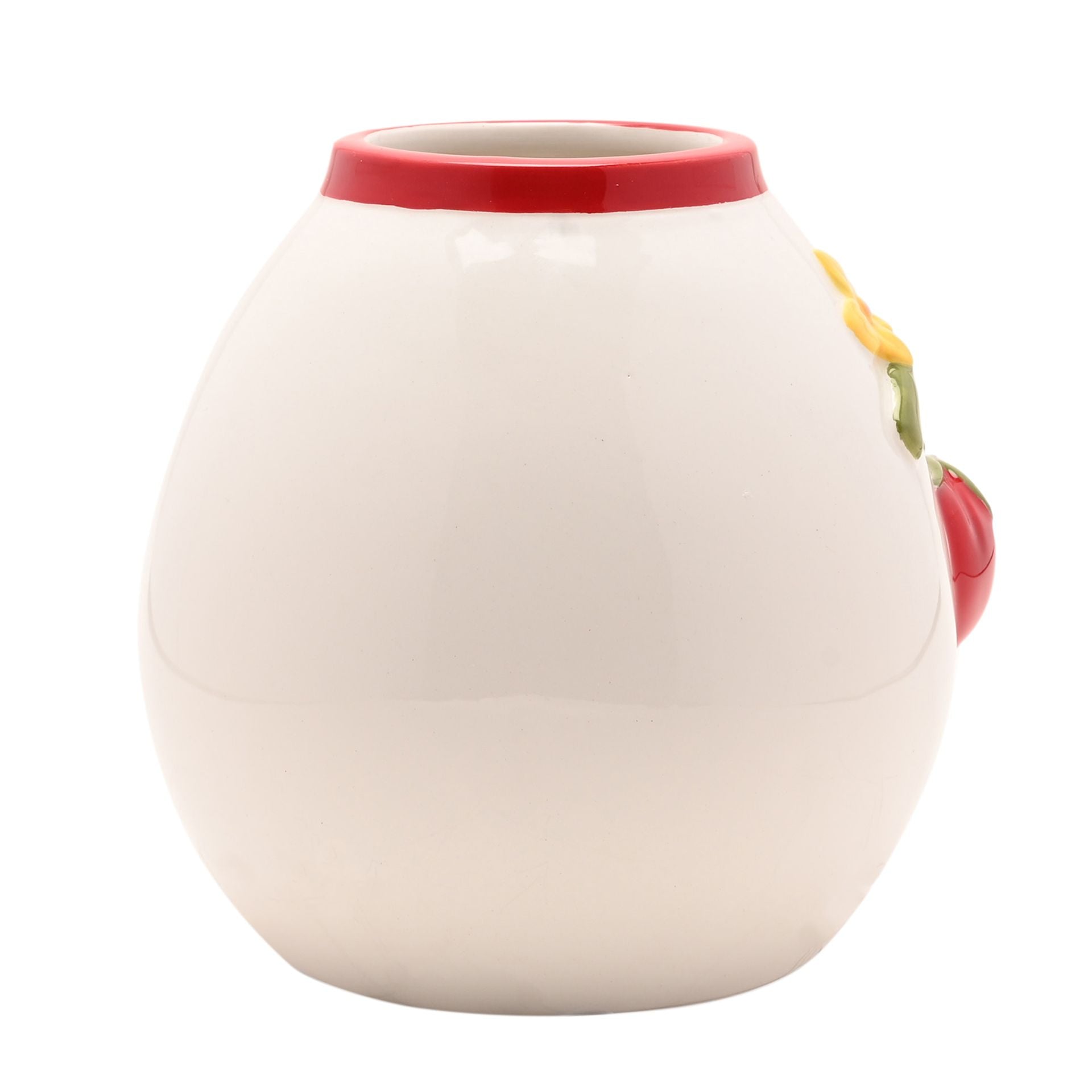 The Cottage Garden Handpainted Embossed Tomato Vase - Small