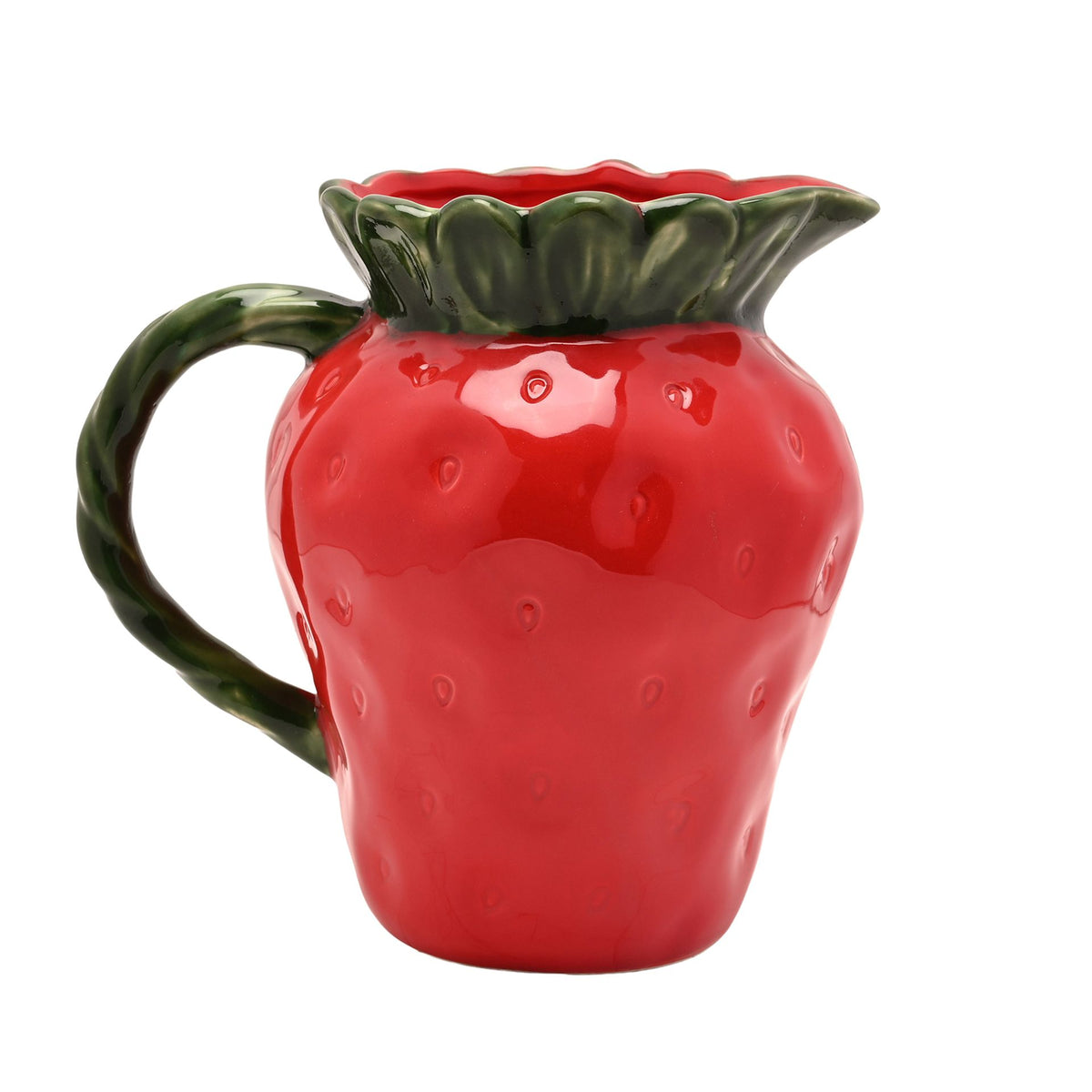 The Cottage Garden Ceramic Strawberry & Leaves Jug