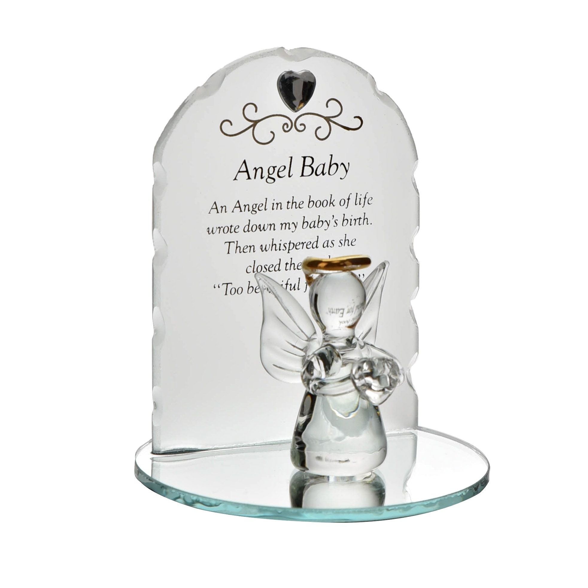 Thoughts of You Angel Plaque - Baby