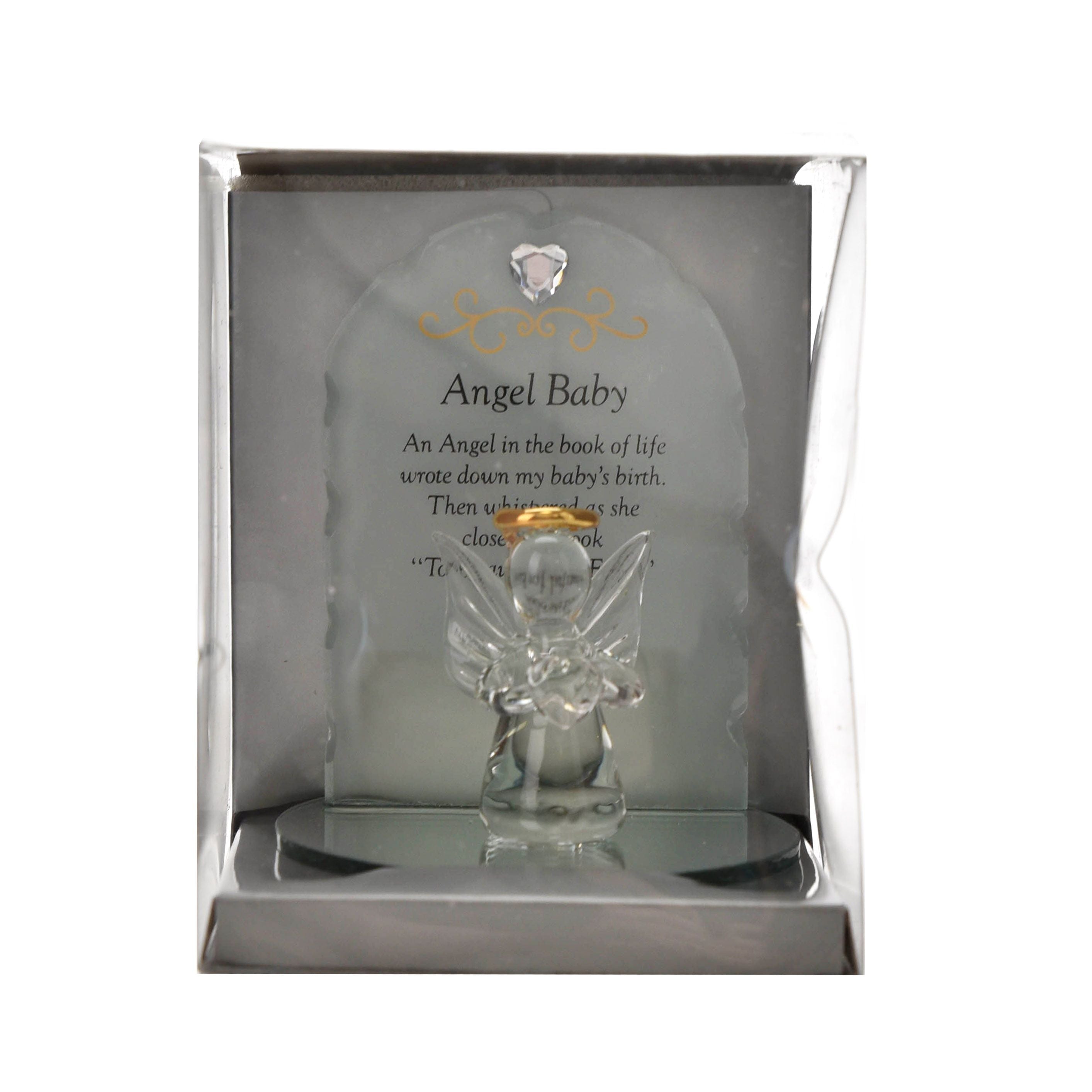 Thoughts of You Angel Plaque - Baby